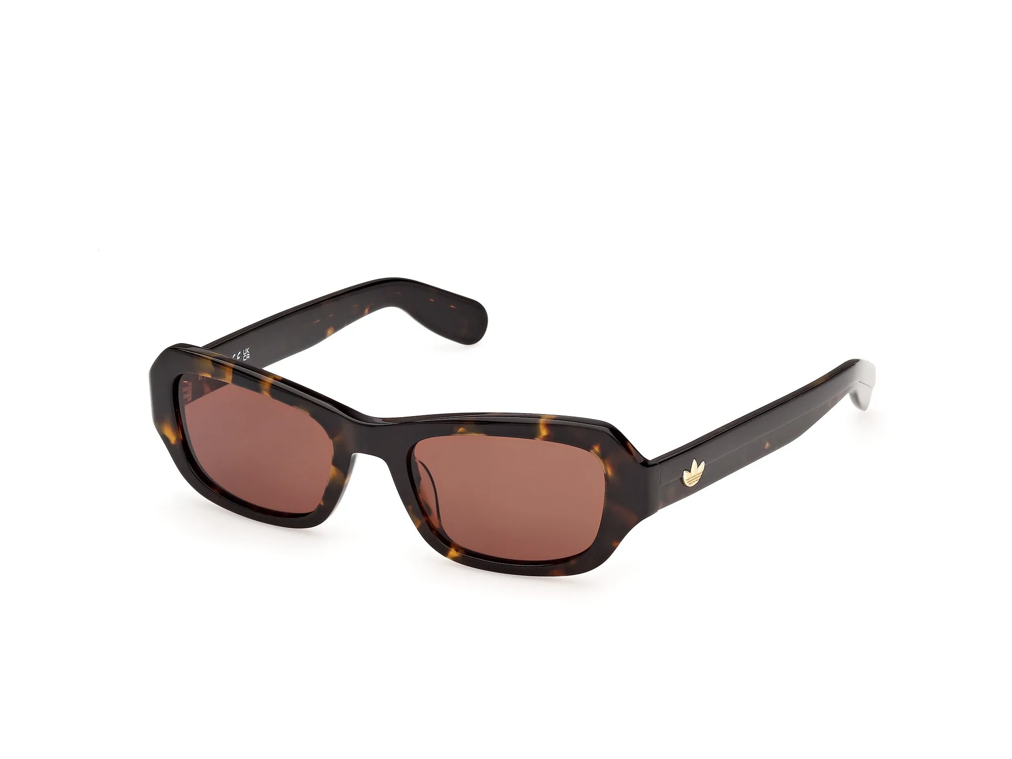 Adidas Sport OR0156 52E Occhiali da sole Acetato Havana Marrone Geometrica Normale - immagine 1