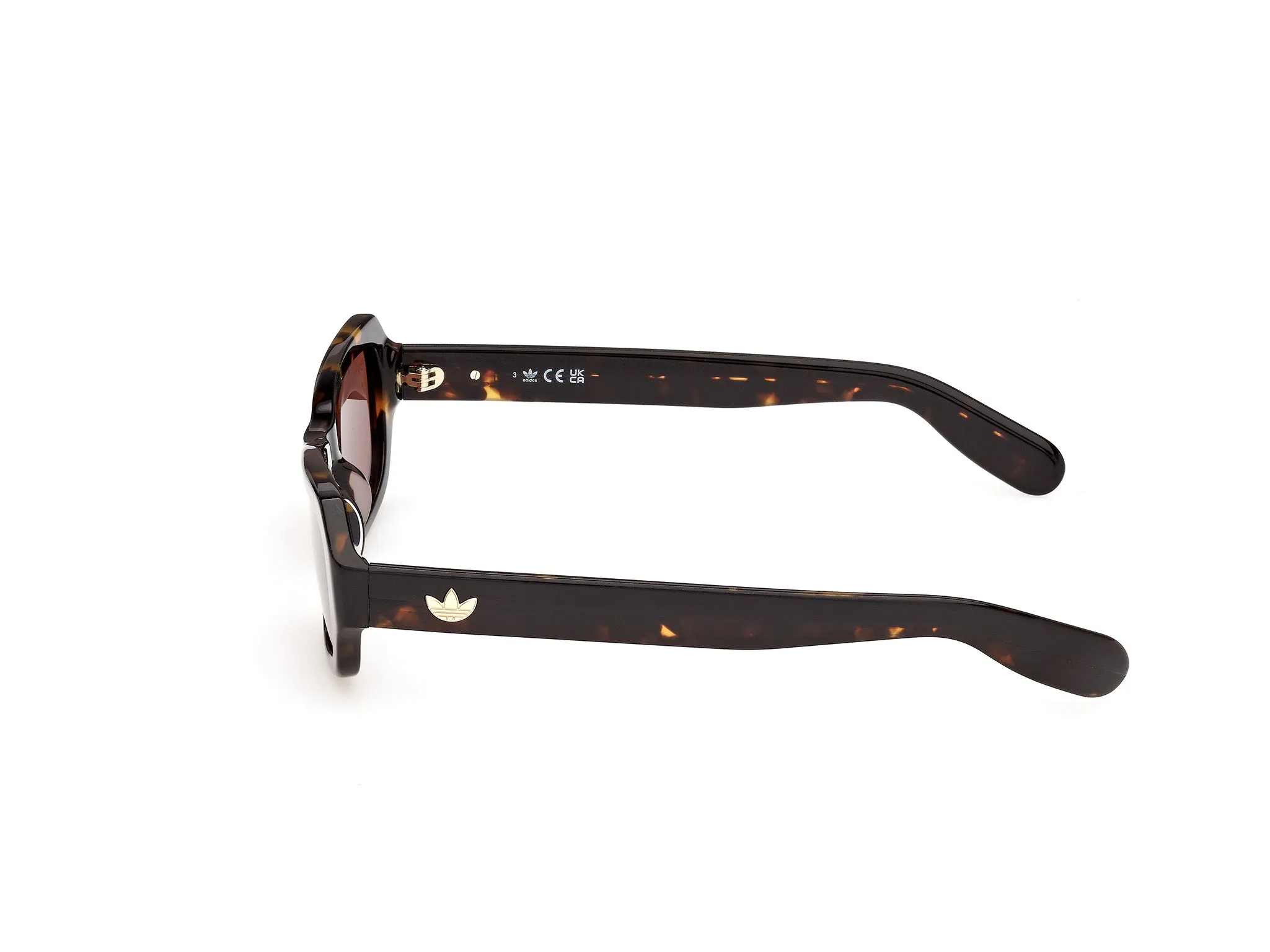 Adidas Sport OR0156 52E Occhiali da sole Acetato Havana Marrone Geometrica Normale - immagine 3