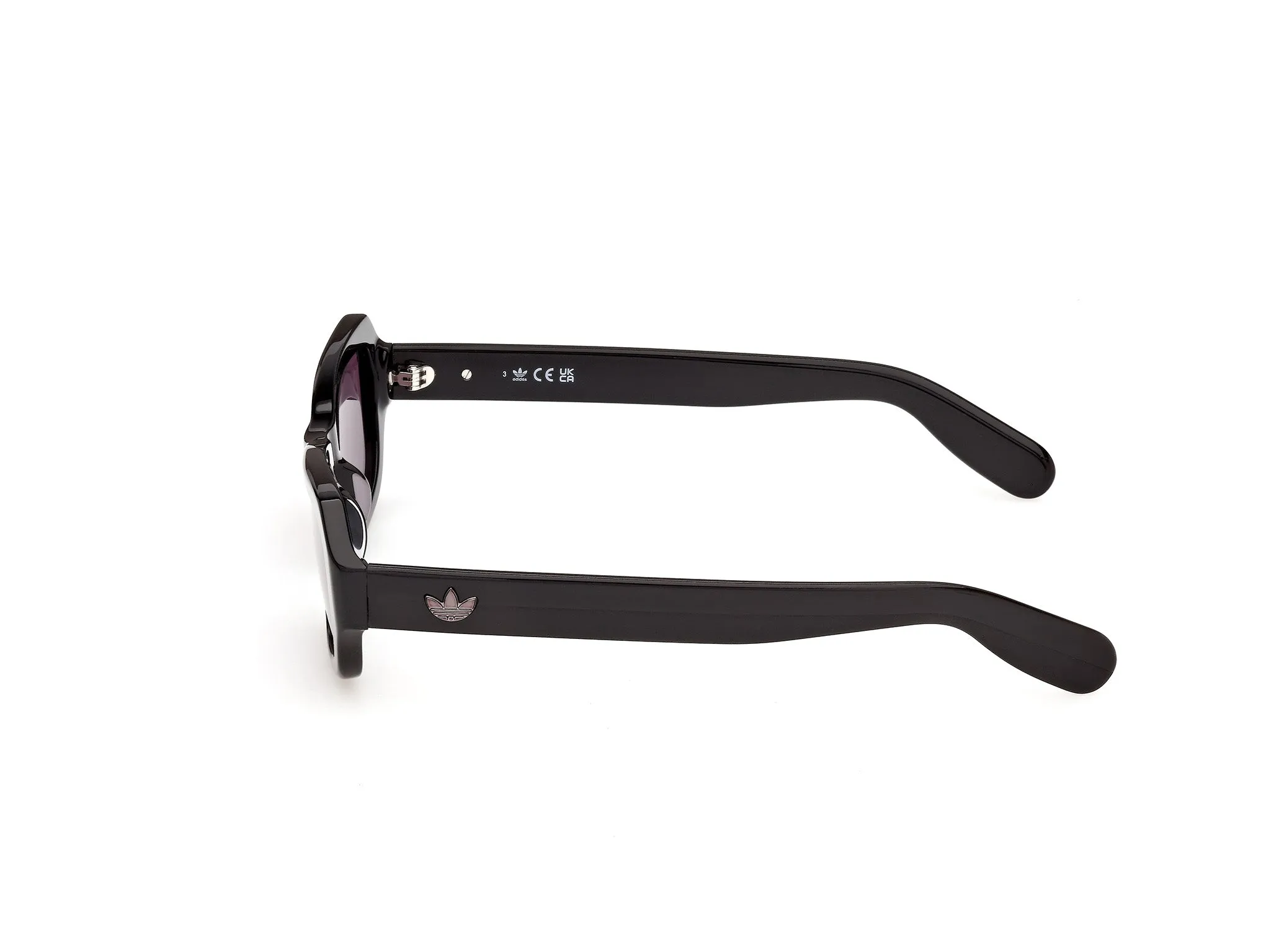 Adidas Sport OR0156 01A Occhiali da sole Acetato Nero Fumo Geometrica Normale - immagine 3