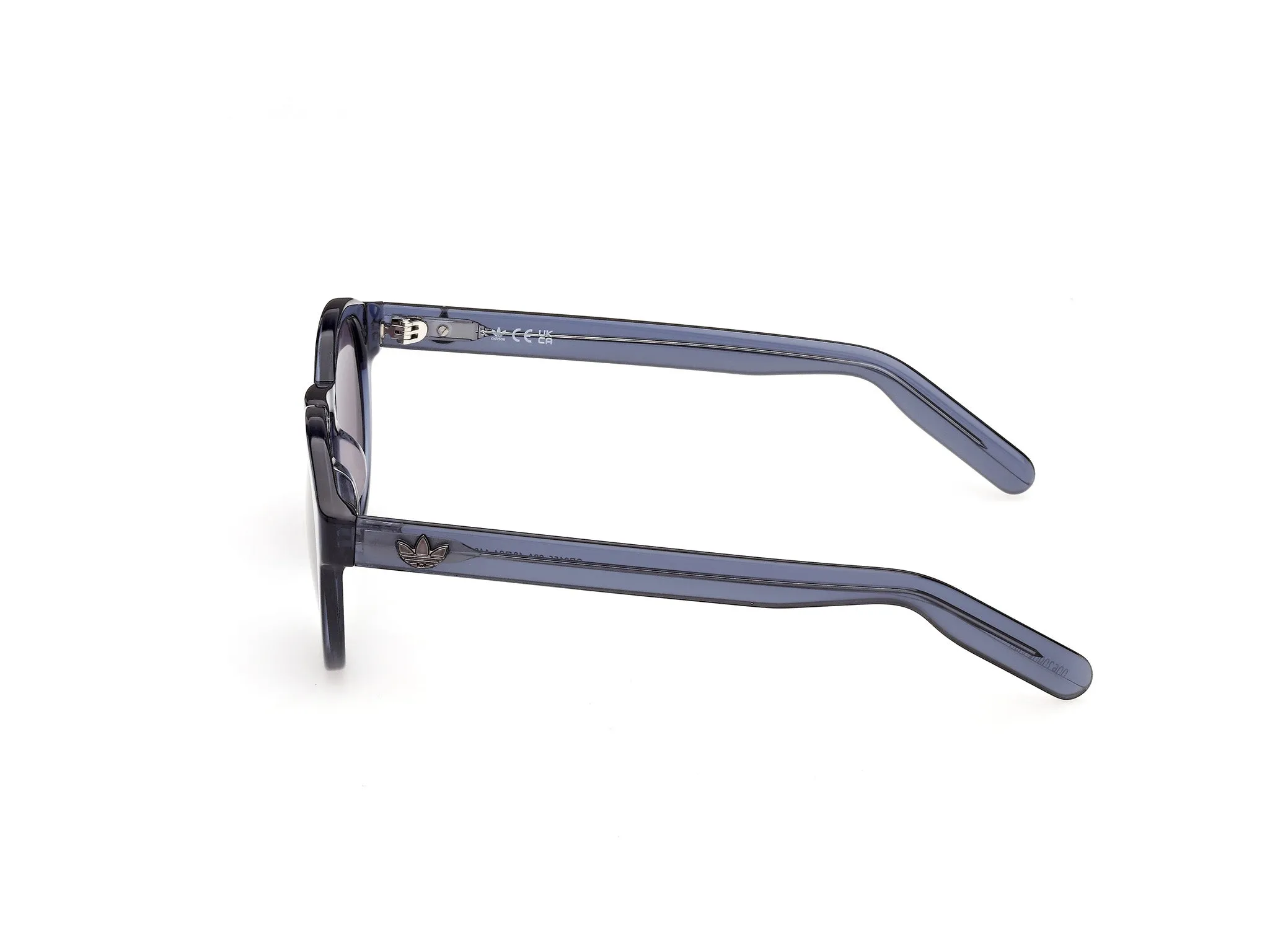 Adidas Sport OR0155 90A Occhiali da sole Acetato Blu Fumo Rotonda Normale - immagine 3