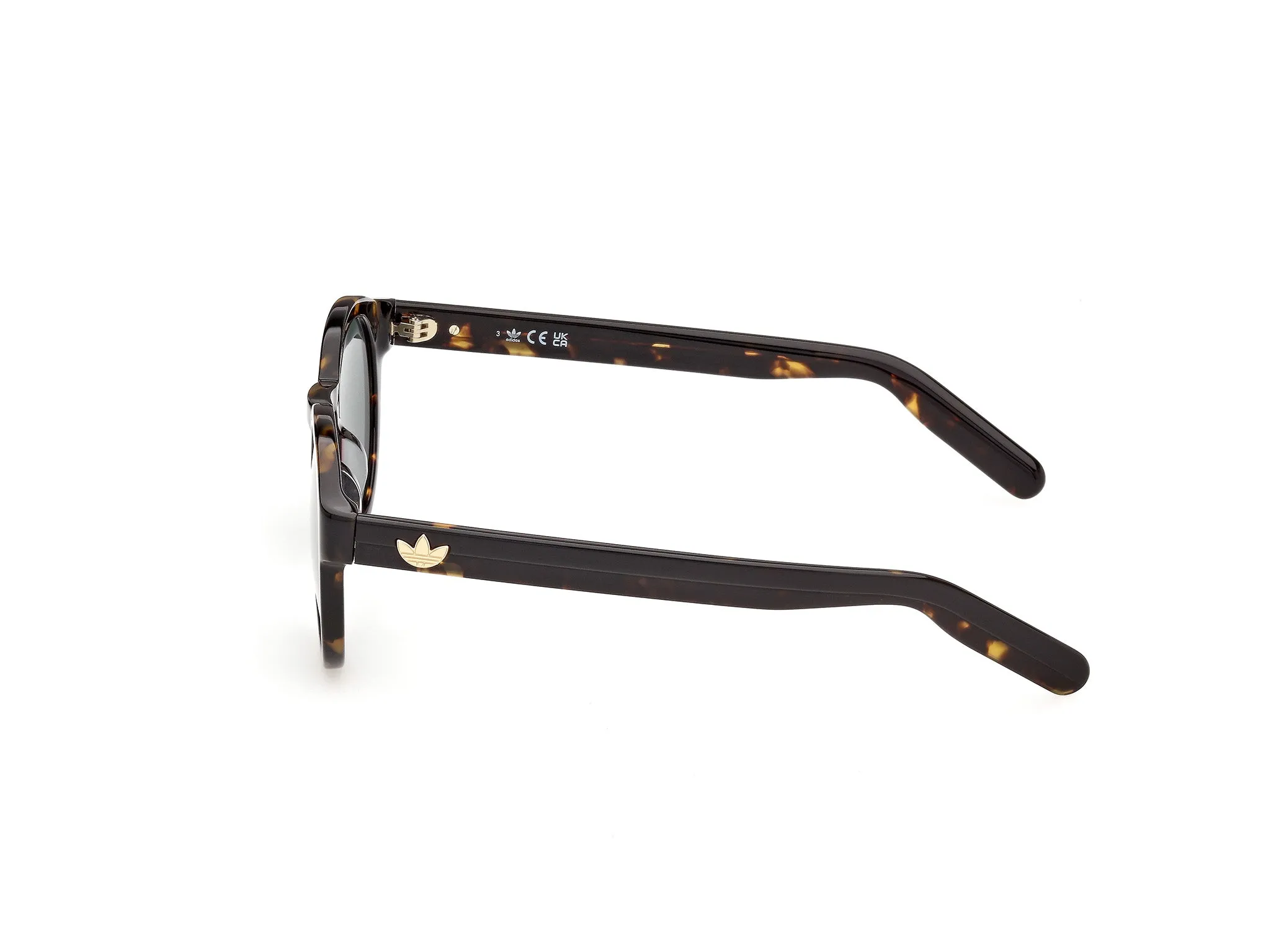 Adidas Sport OR0155 52N Occhiali da sole Acetato Havana Verde Rotonda Normale - immagine 3