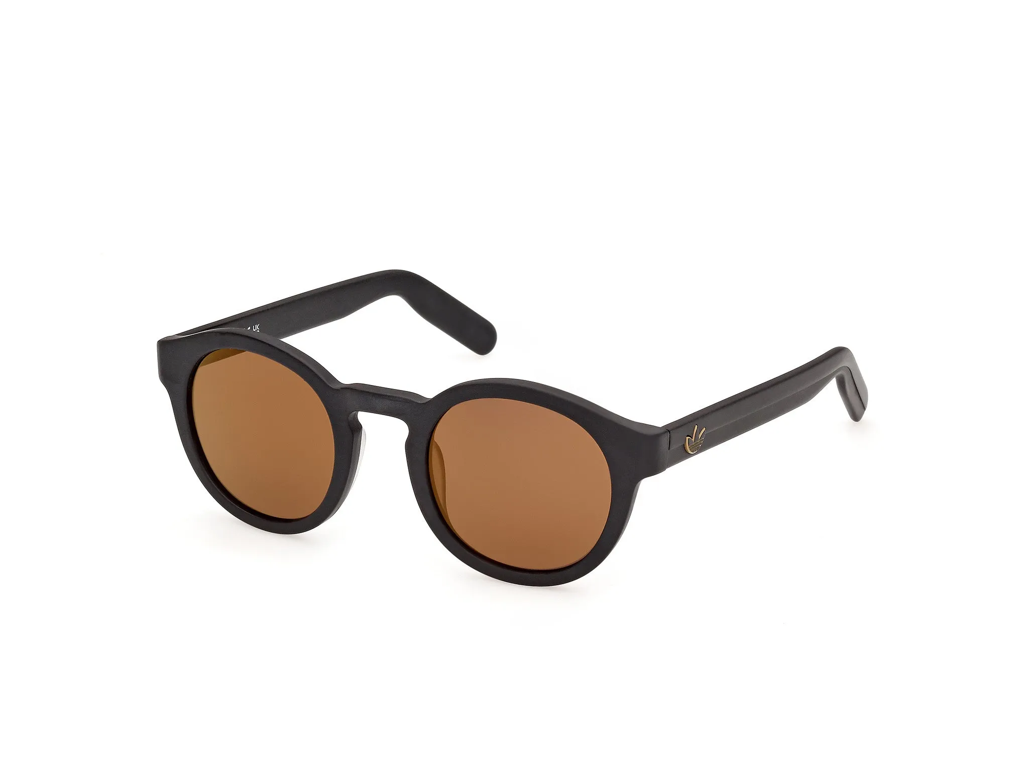Adidas Sport OR0155 02G Occhiali da sole Acetato Nero Marrone Rotonda Normale - immagine 1