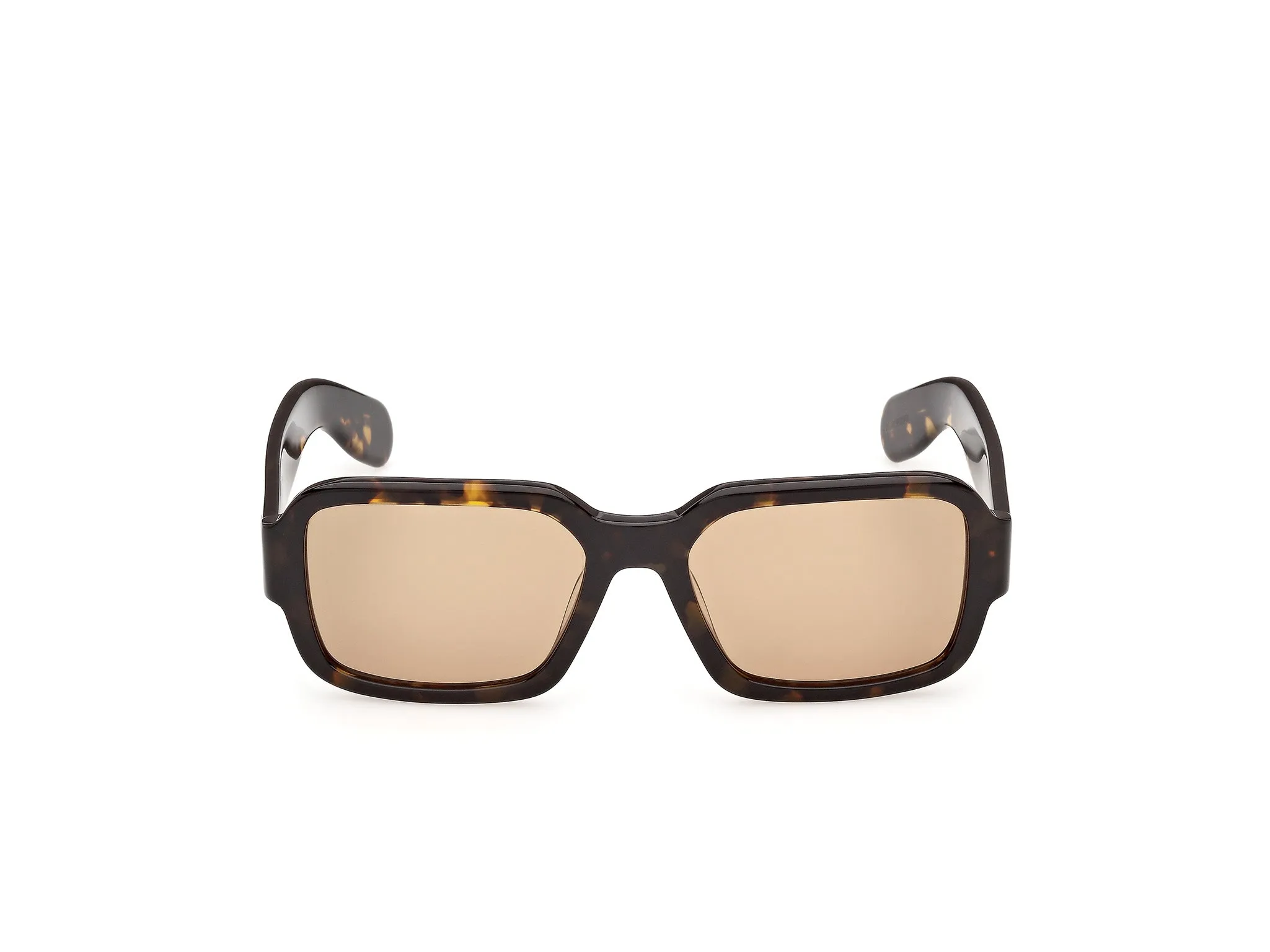 Adidas Sport OR0154 52E Occhiali da sole Acetato Havana Marrone Squadrata Normale - immagine 2