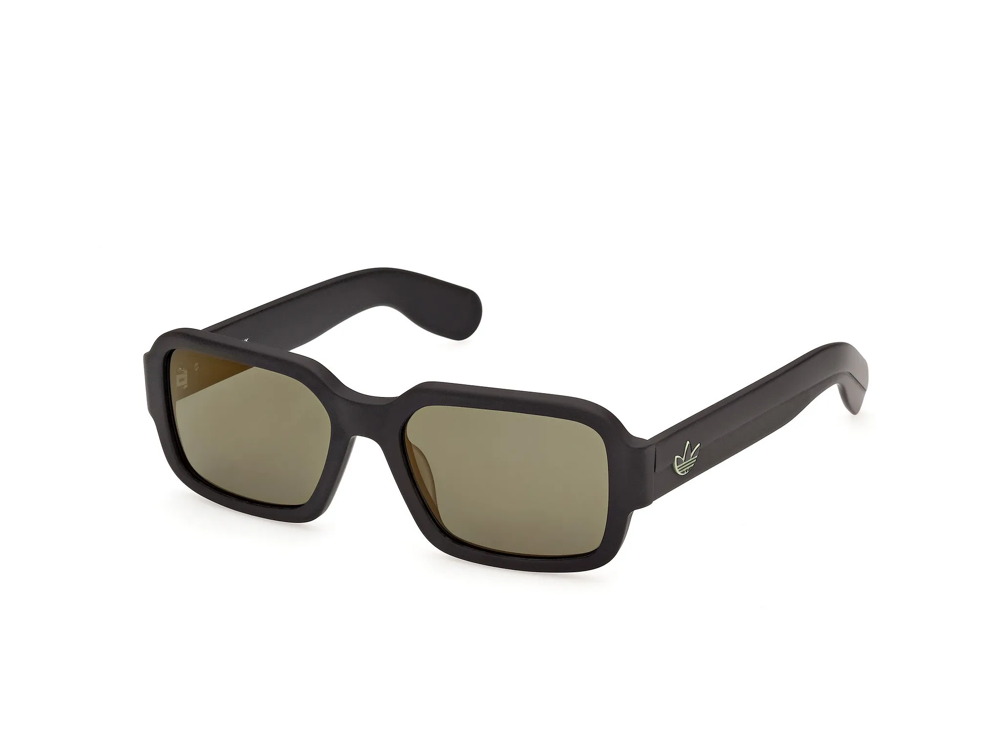 Adidas Sport OR0154 02Q Occhiali da sole Acetato Nero Verde Squadrata Normale - immagine 1