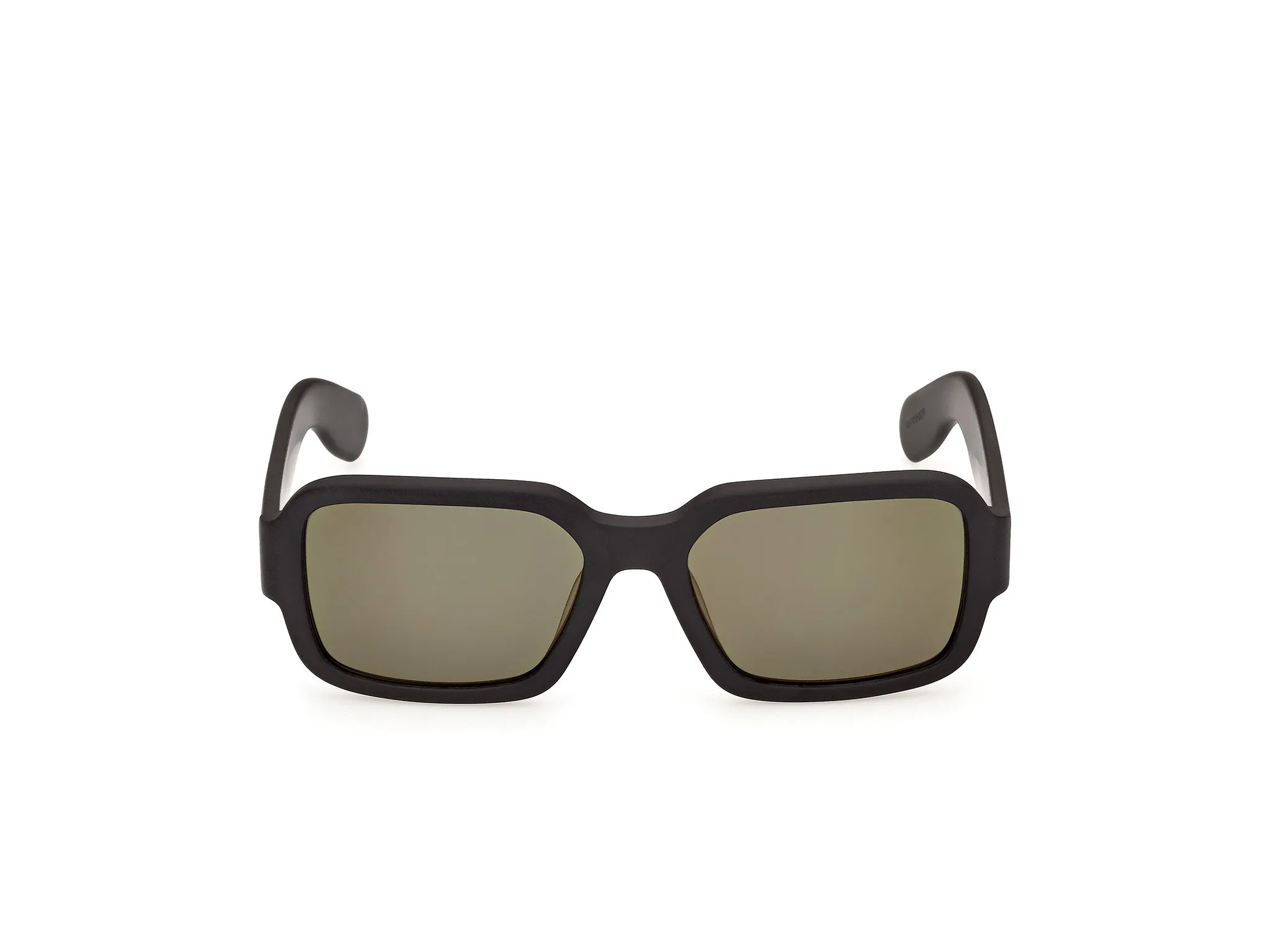Adidas Sport OR0154 02Q Occhiali da sole Acetato Nero Verde Squadrata Normale - immagine 2