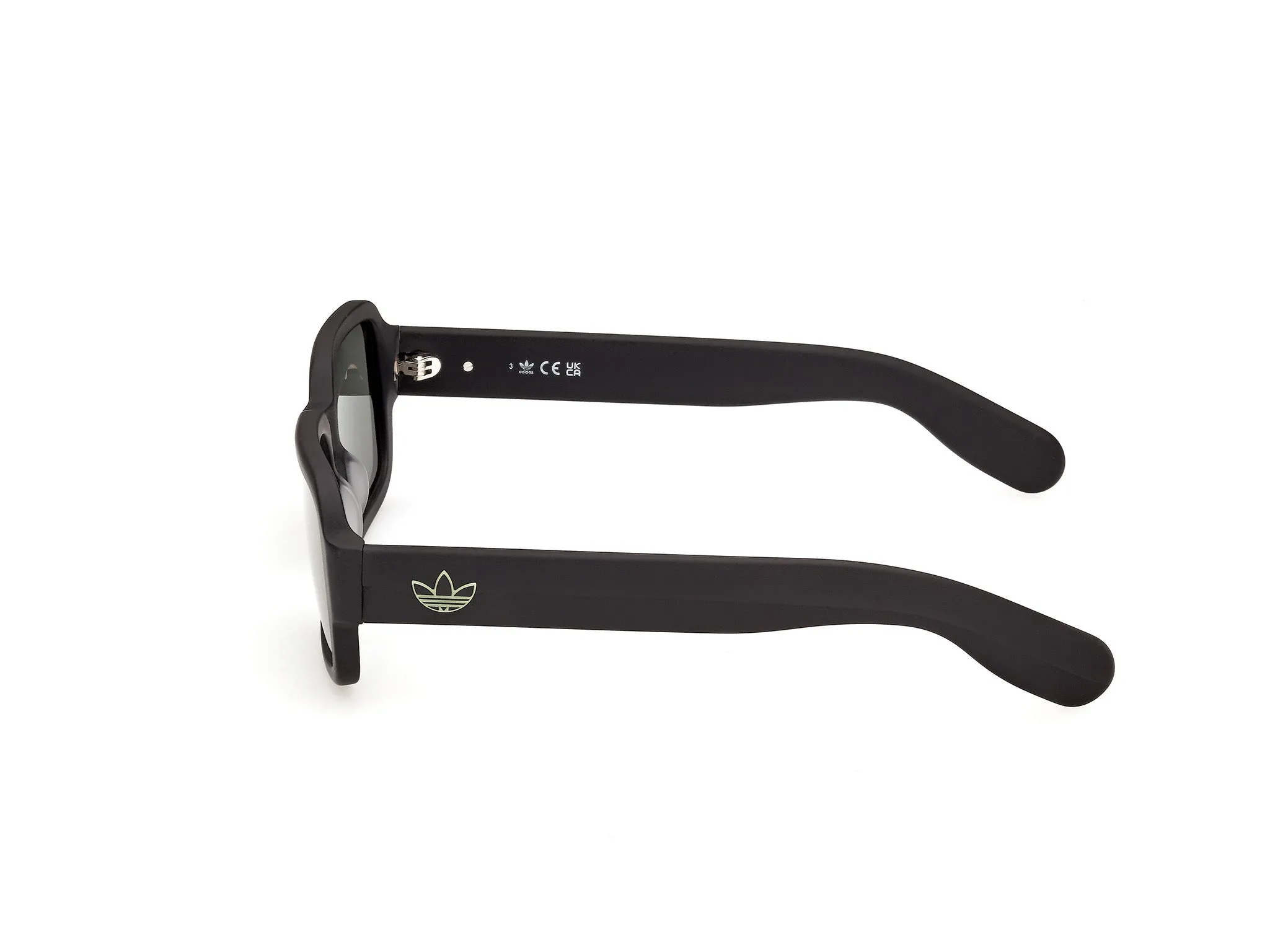 Adidas Sport OR0154 02Q Occhiali da sole Acetato Nero Verde Squadrata Normale - immagine 3