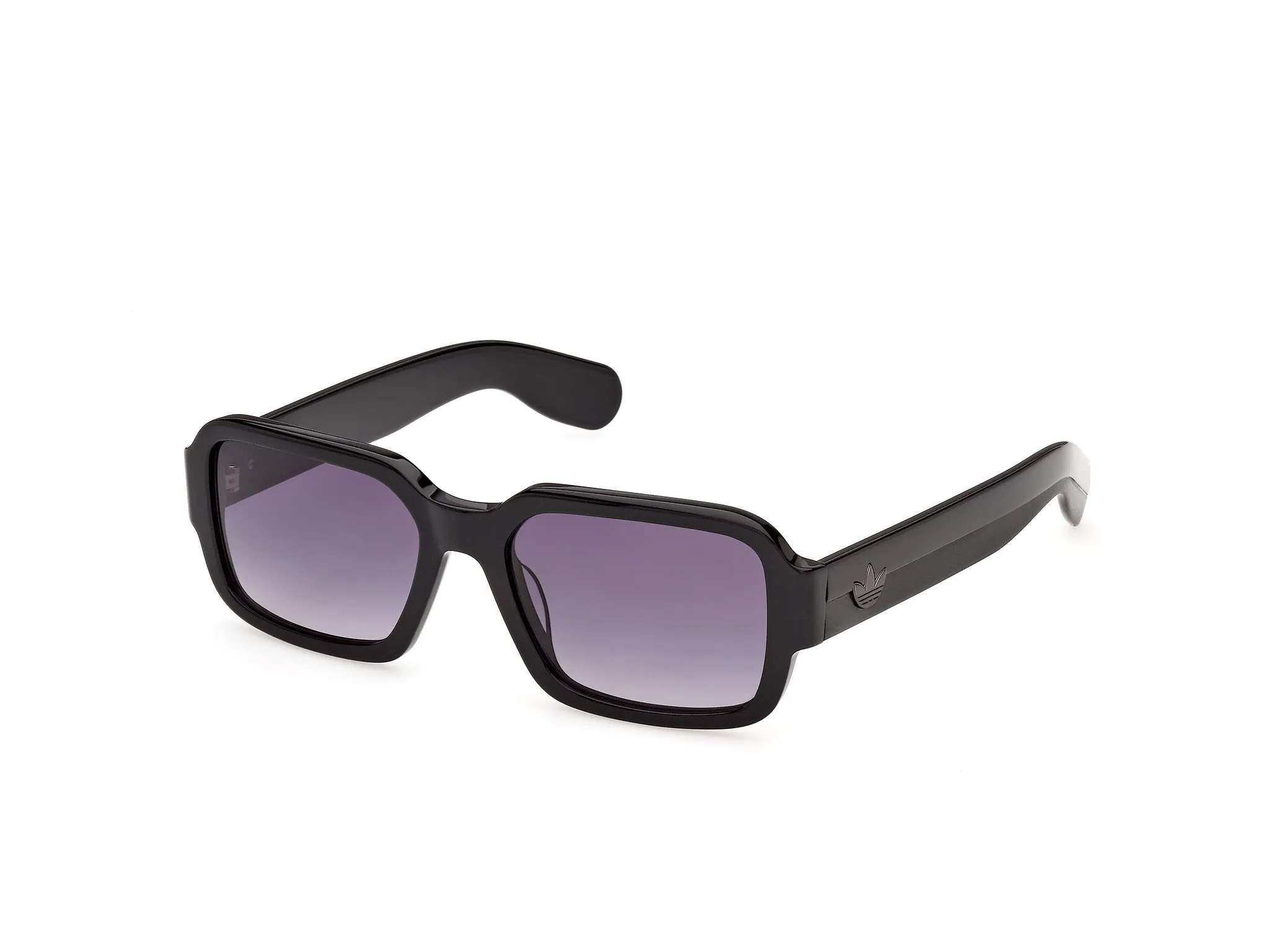Adidas Sport OR0154 01B Occhiali da sole Acetato Nero Fumo Squadrata Normale - immagine 1