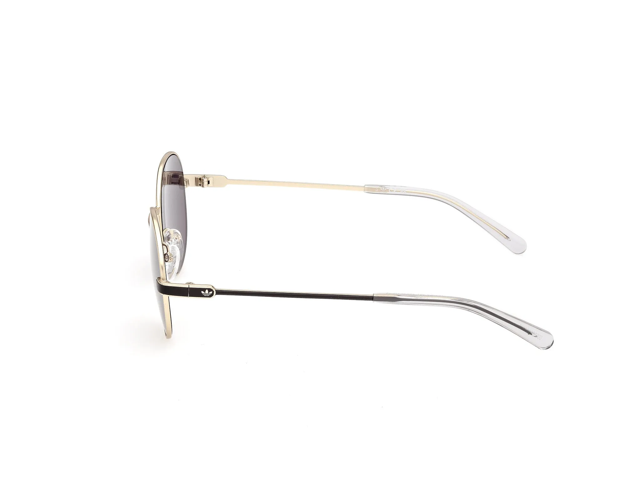 Adidas Sport OR0153 32A Occhiali da sole Iniettato Oro Fumo Rotonda Normale - immagine 3