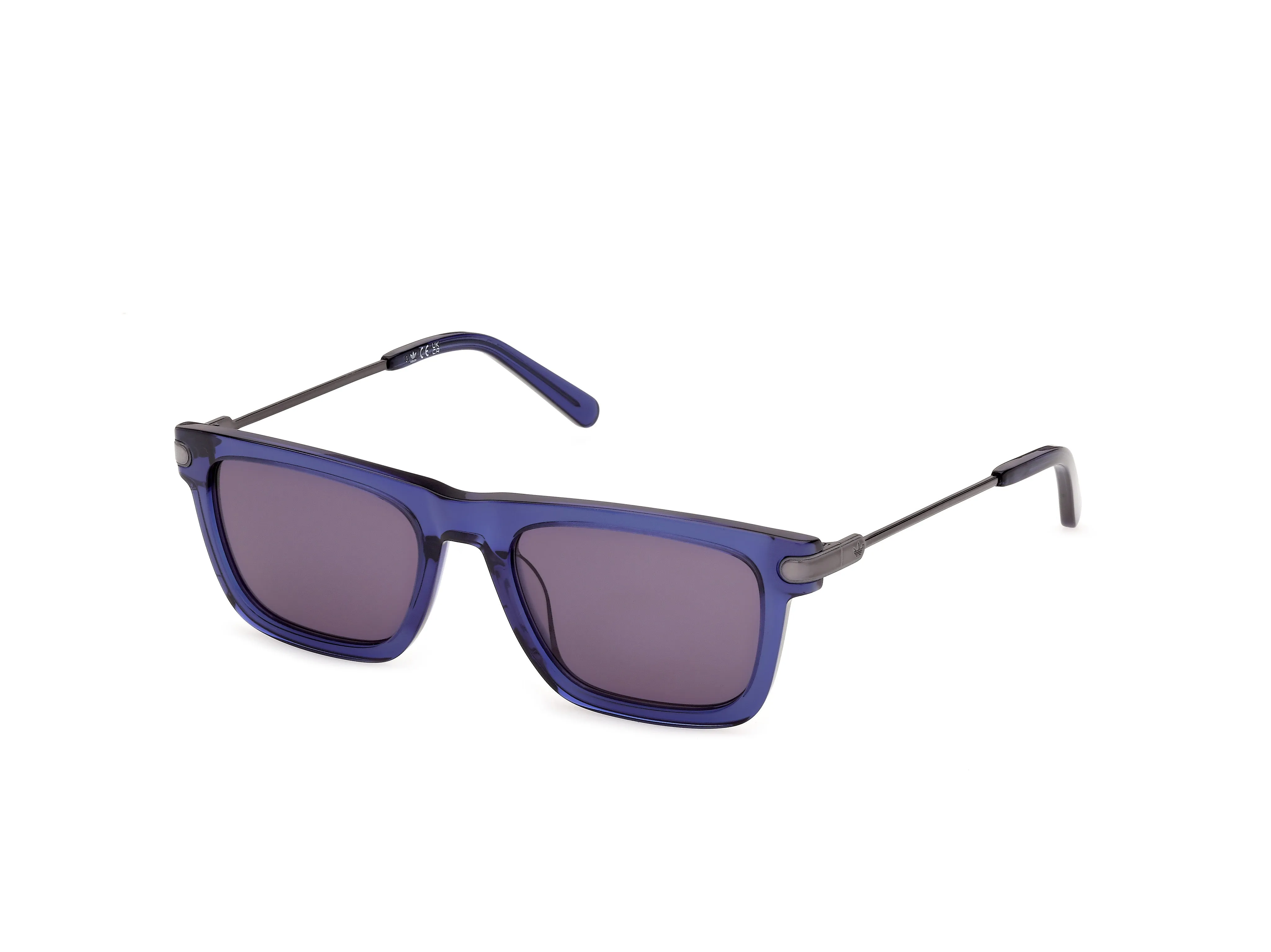 Adidas Sport OR0152 90A Occhiali da sole Acetato Blu Fumo Squadrata Normale - immagine 1