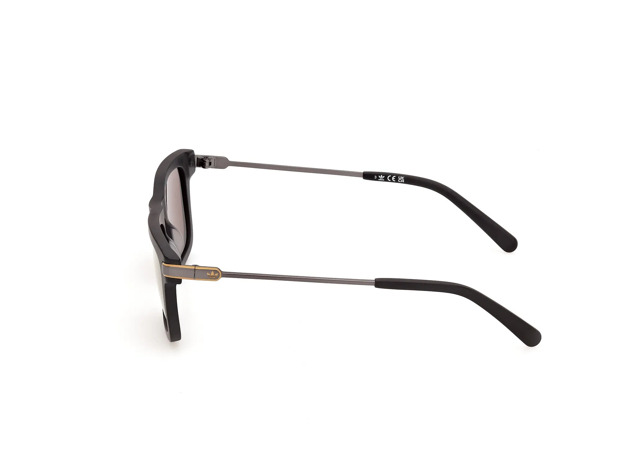 Adidas Sport OR0152 02G Occhiali da sole Acetato Nero Marrone Squadrata Normale - immagine 3