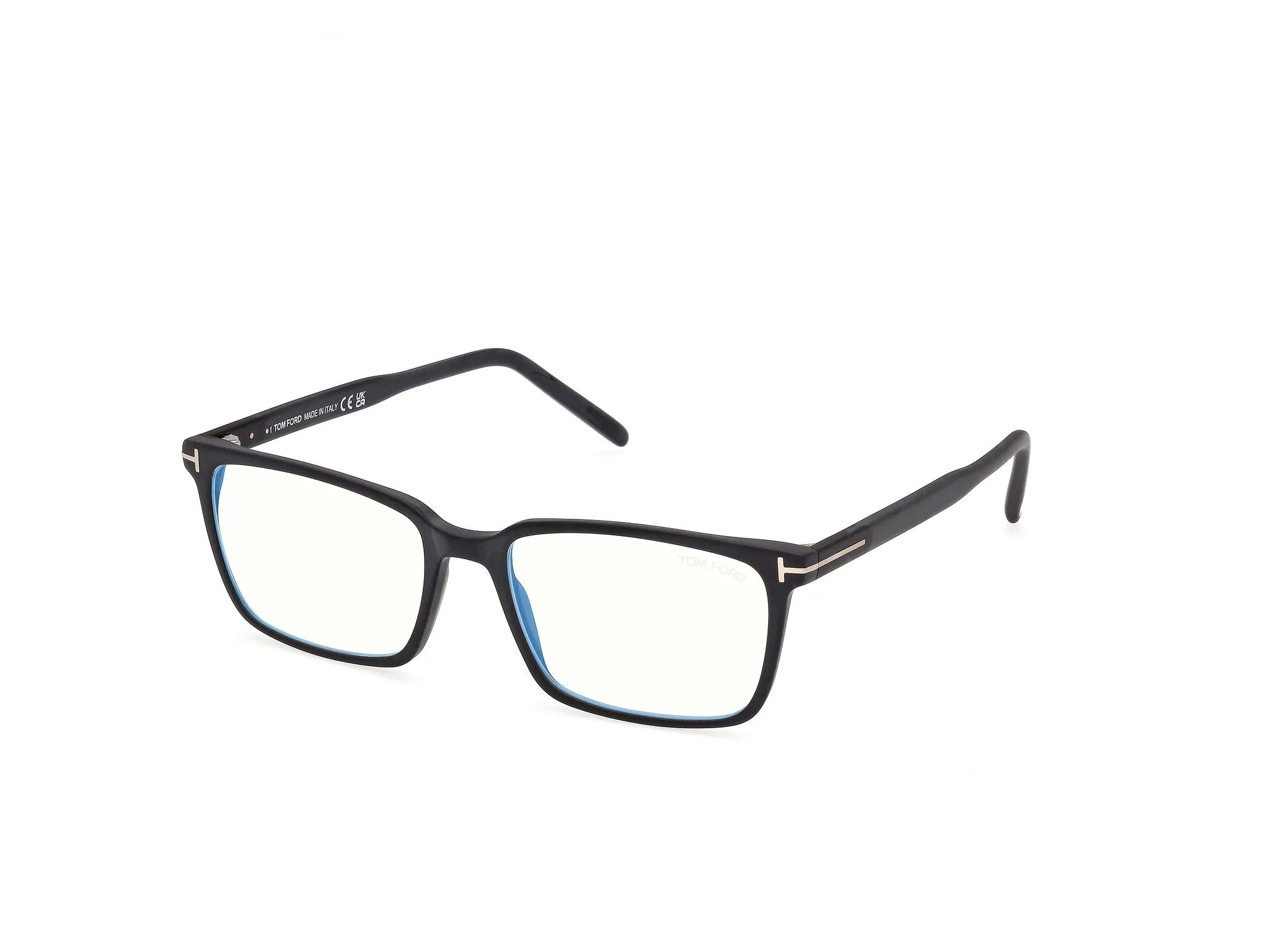 TOM FORD FT5802-B 2 Montature da vista Acetato Nero Squadrata Normale - immagine 1