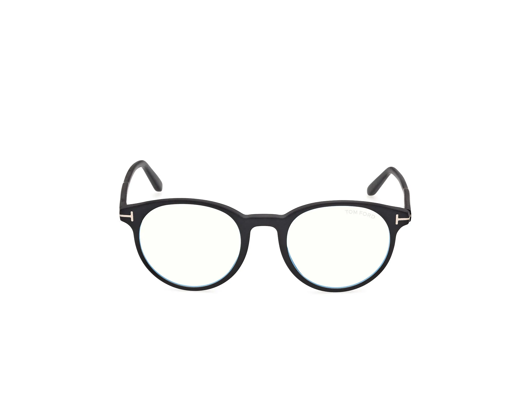 TOM FORD FT5695-B 2 Montature da vista Acetato Nero Rotonda Normale - immagine 2
