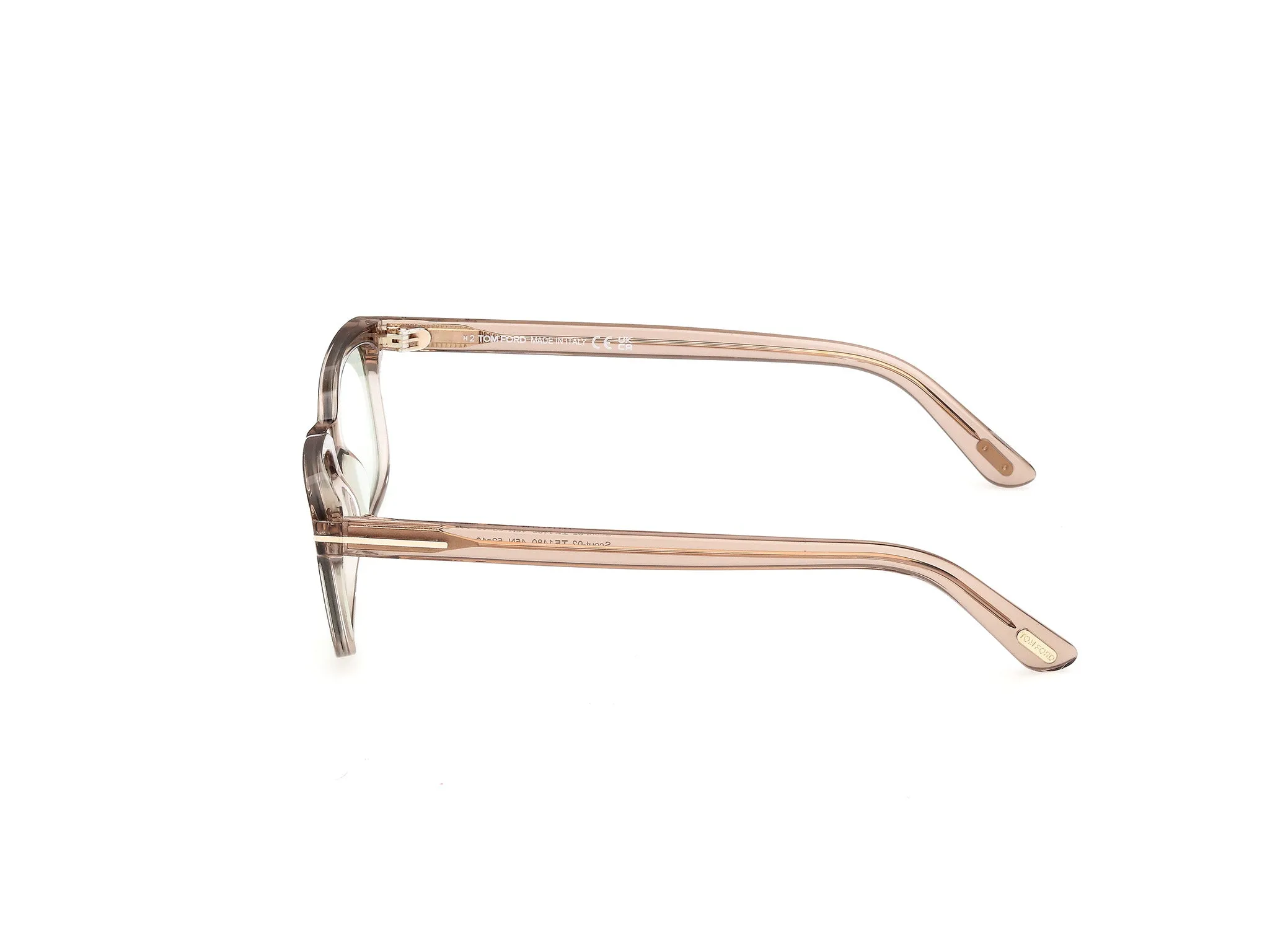 TOM FORD FT1480 SCOUT-02 45N Occhiali da sole Acetato Marrone Verde Squadrata Normale - immagine 3