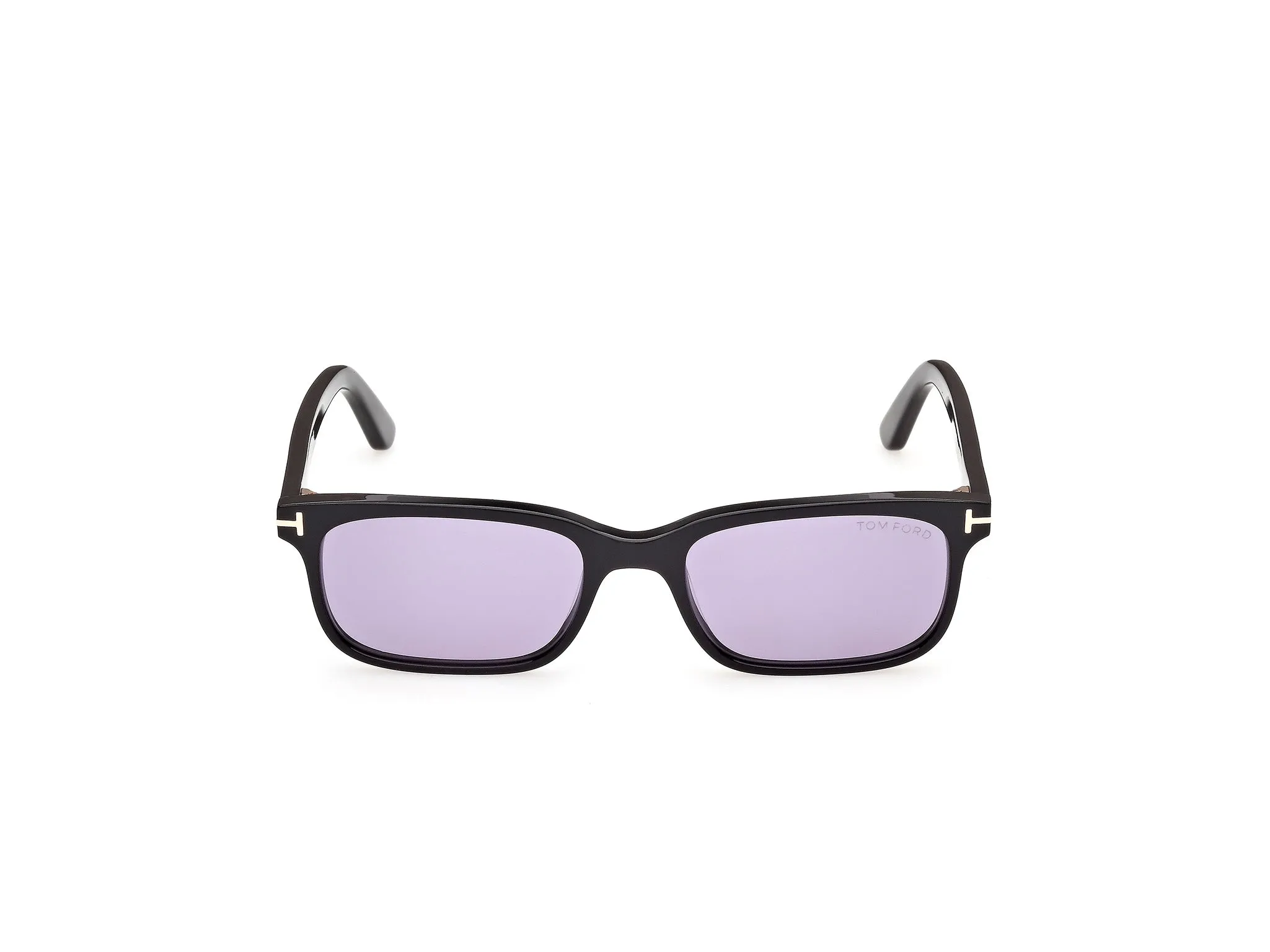 TOM FORD FT1480 SCOUT-02 01Y Occhiali da sole Acetato Nero Viola Squadrata Normale - immagine 2
