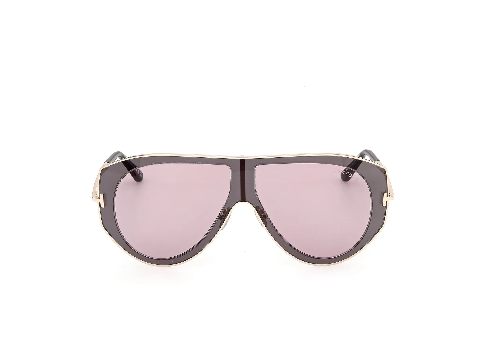 TOM FORD FT1430 CADE-02 20A Occhiali da sole Metallo Grigio Fumo Pilot Normale - immagine 2