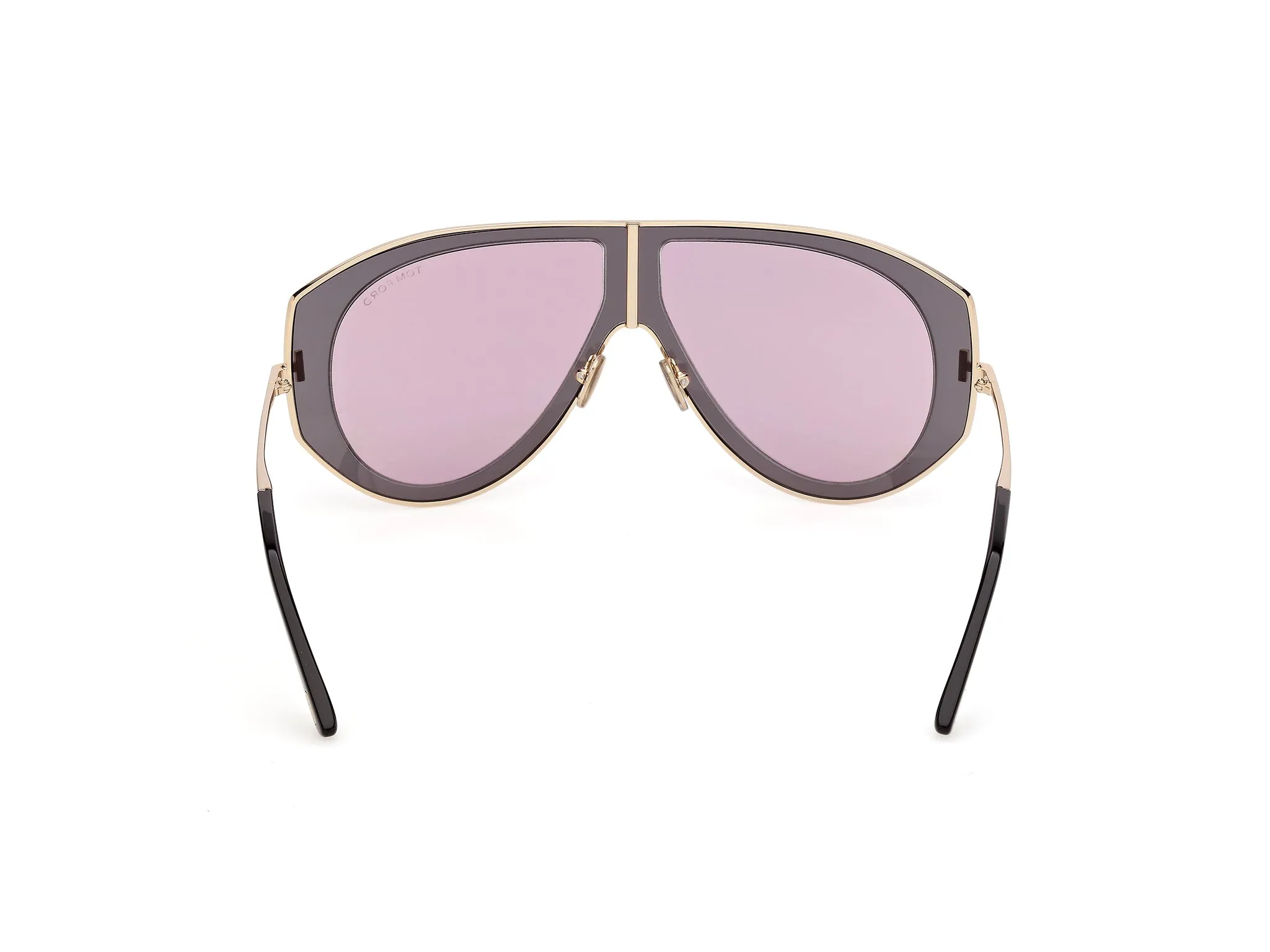 TOM FORD FT1430 CADE-02 20A Occhiali da sole Metallo Grigio Fumo Pilot Normale - immagine 4