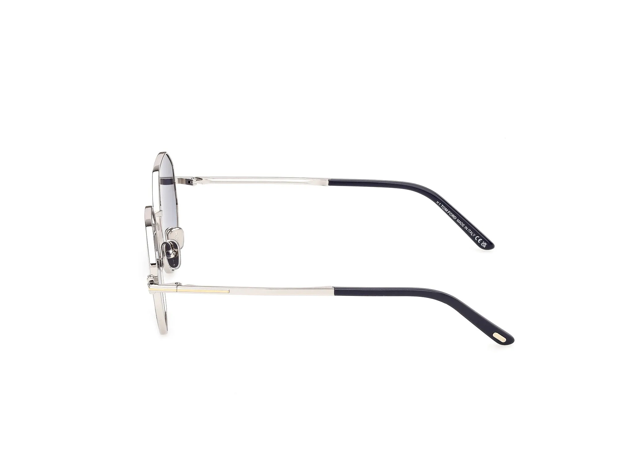 TOM FORD FT1421 FRANCESCA-02 16W Occhiali da sole Metallo Palladio Blu Geometrica Normale - immagine 3