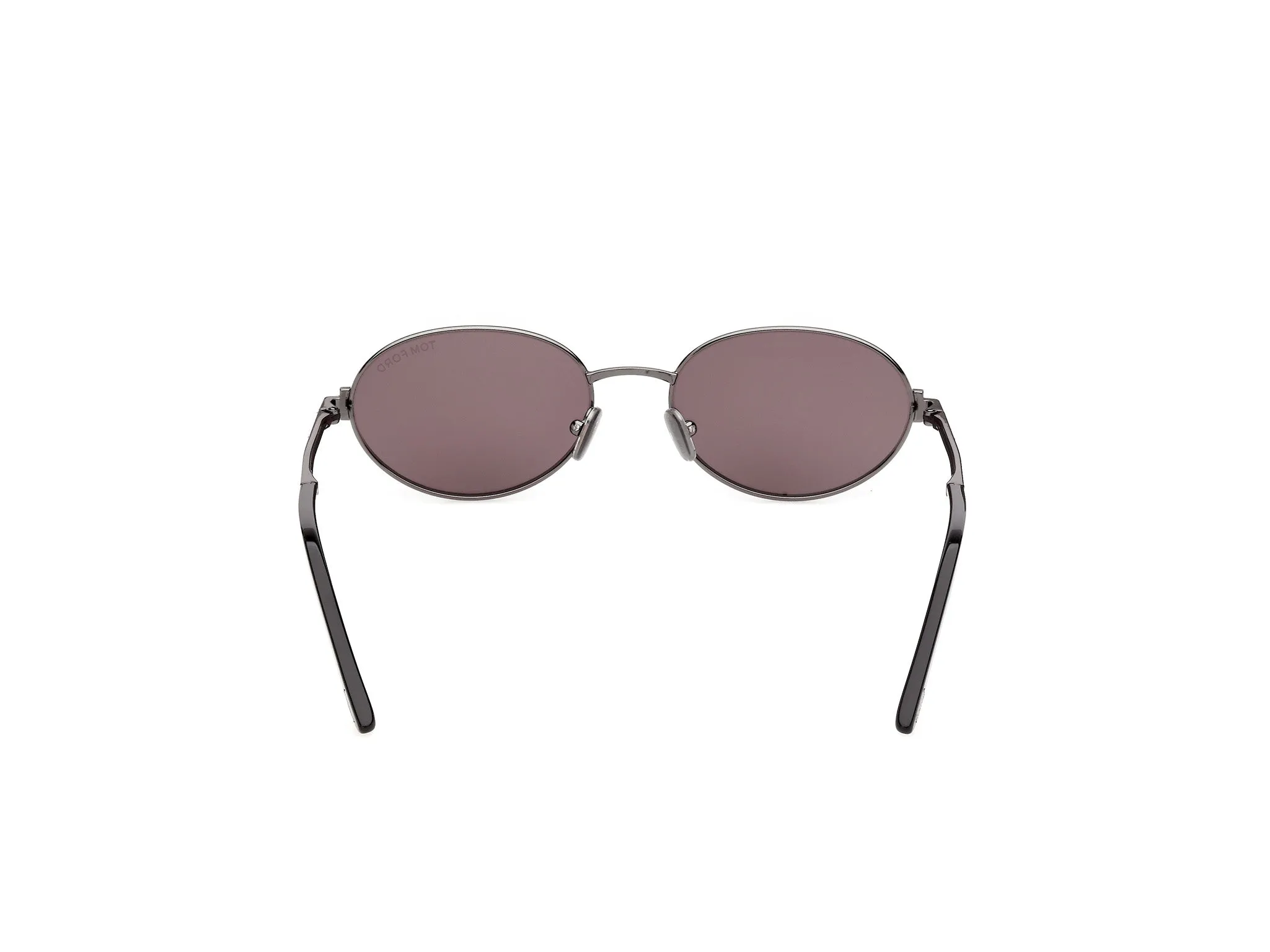 TOM FORD FT1420 GINA-02 08A Occhiali da sole Metallo Canna di fucile Fumo Rotonda Normale - immagine 4
