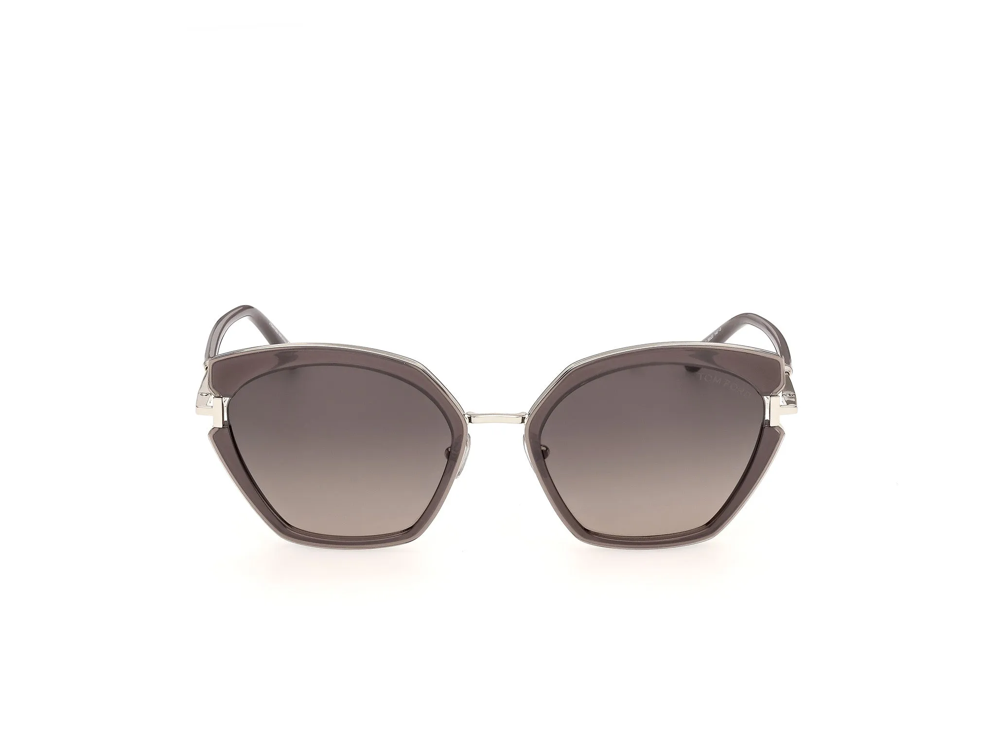 TOM FORD FT1419 DANA-02 48F Occhiali da sole Iniettato Marrone Marrone Farfalla Normale - immagine 2