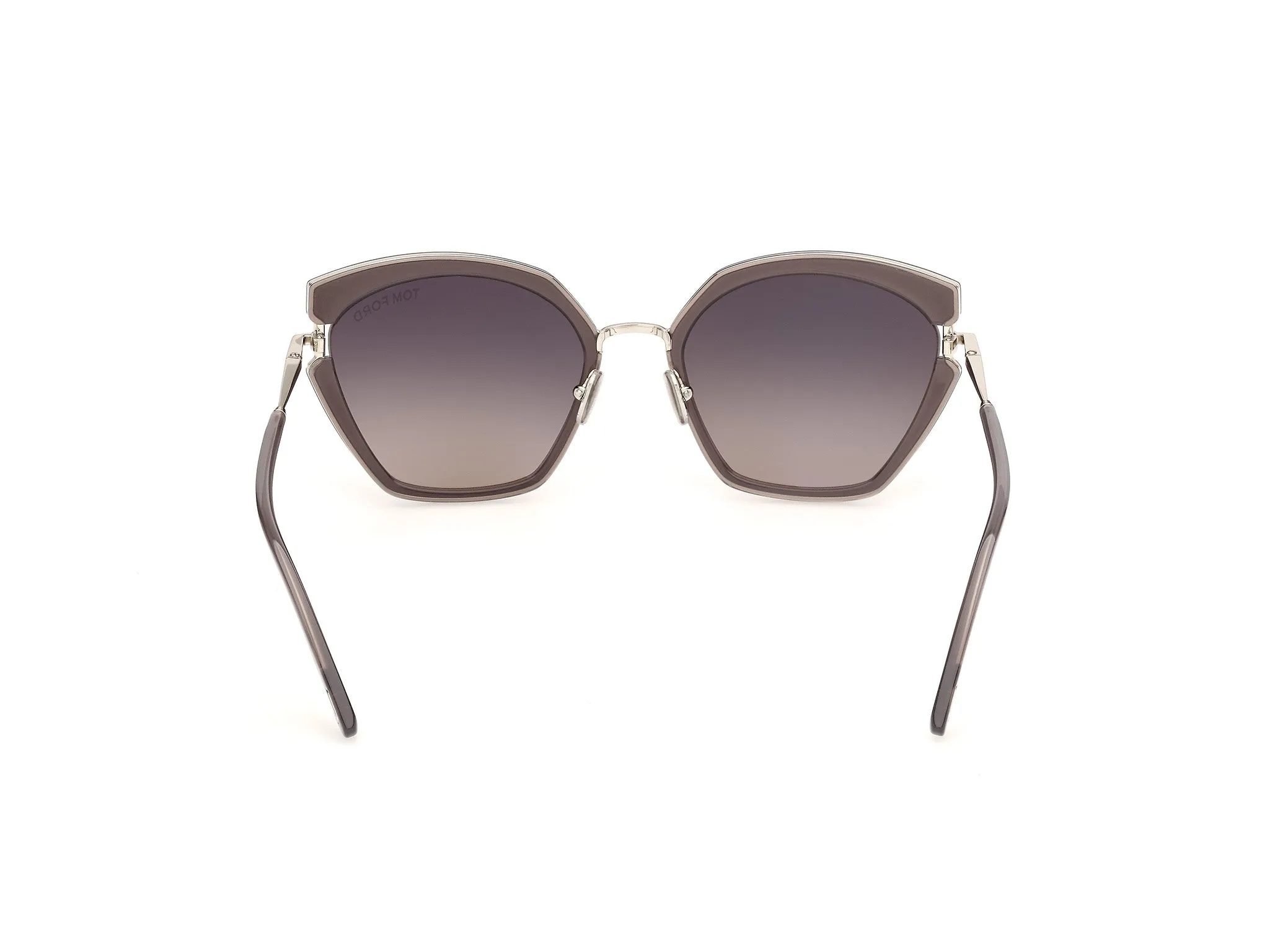 TOM FORD FT1419 DANA-02 48F Occhiali da sole Iniettato Marrone Marrone Farfalla Normale - immagine 4