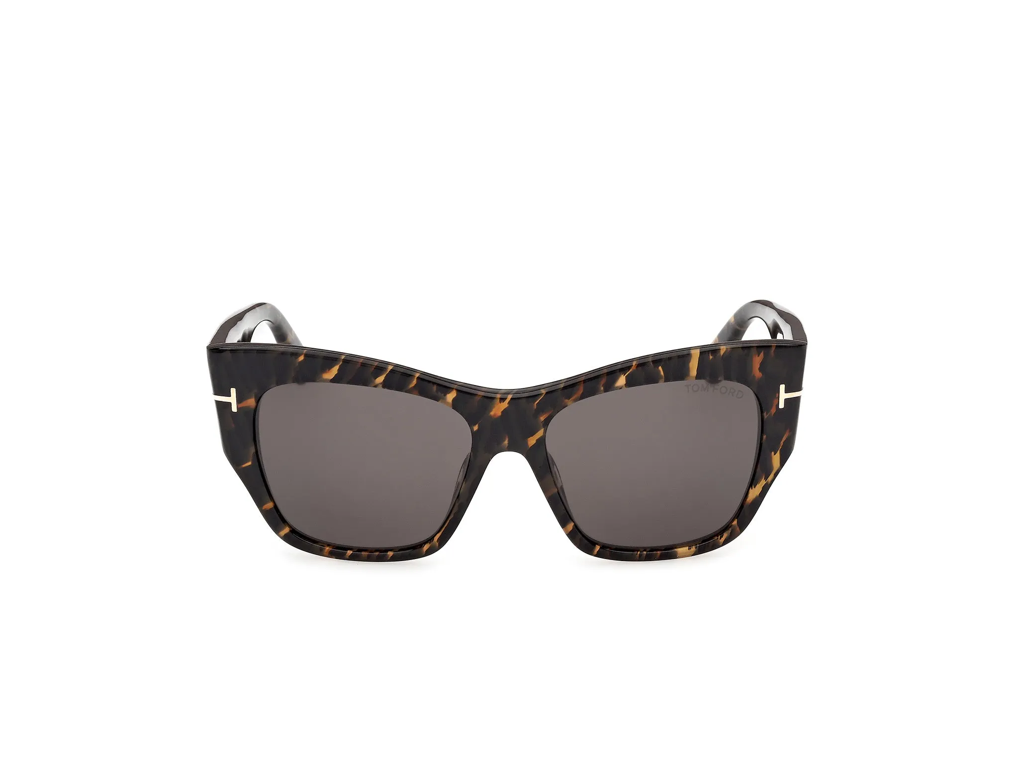 TOM FORD FT1417 MARGOT-02 55A Occhiali da sole Acetato Havana Fumo Farfalla Normale - immagine 2