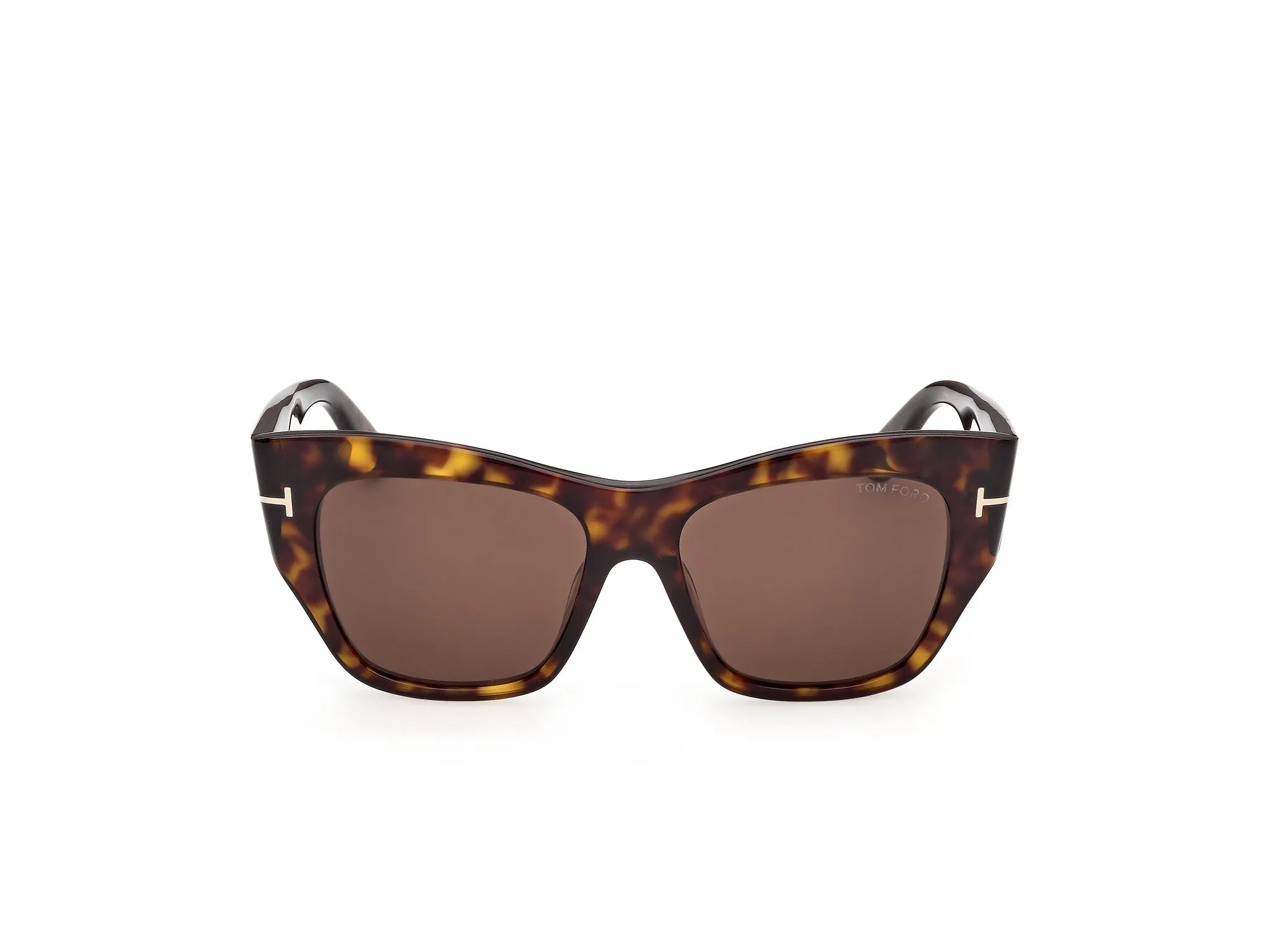 TOM FORD FT1417 MARGOT-02 52E Occhiali da sole Acetato Havana Marrone Farfalla Normale - immagine 2
