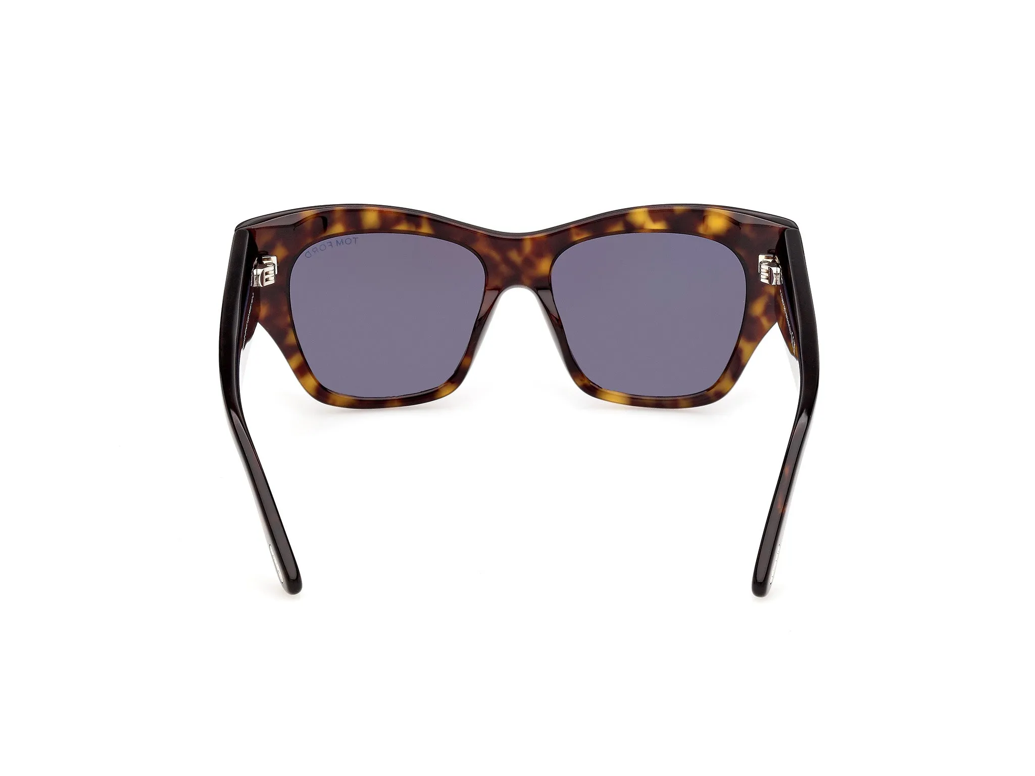 TOM FORD FT1417 MARGOT-02 52E Occhiali da sole Acetato Havana Marrone Farfalla Normale - immagine 4