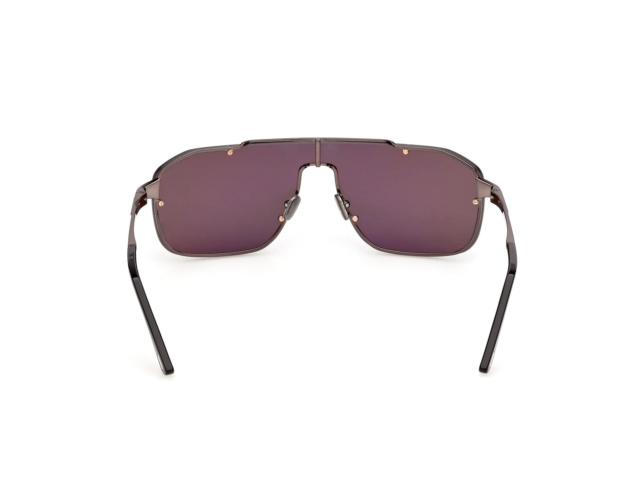 TOM FORD FT1411 ROCK-02 08A Occhiali da sole Metallo Canna di fucile Fumo Pilot Normale - immagine 4