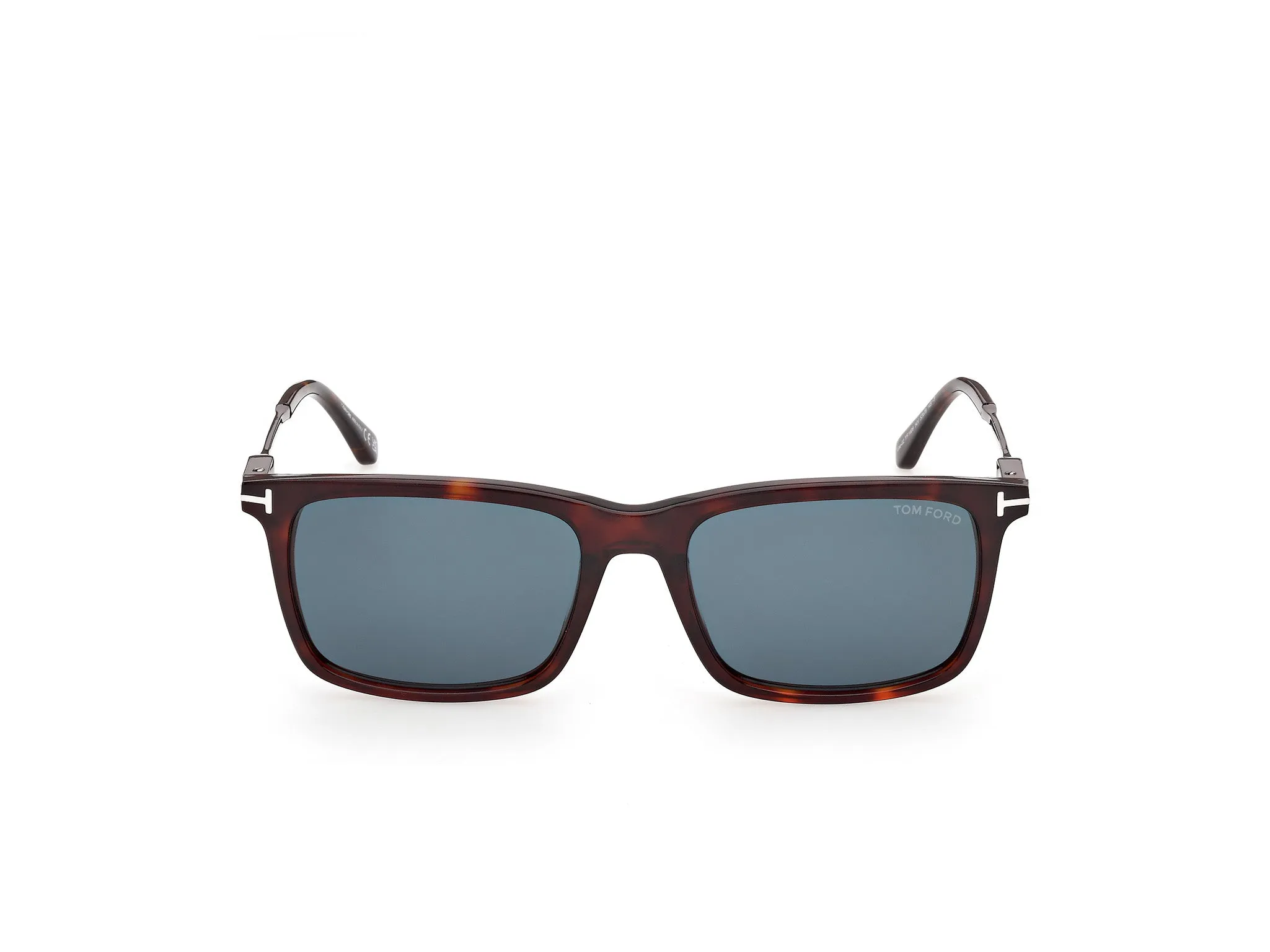 TOM FORD FT1409 LEE-02 54V Occhiali da sole Acetato Havana Blu Squadrata Normale - immagine 2