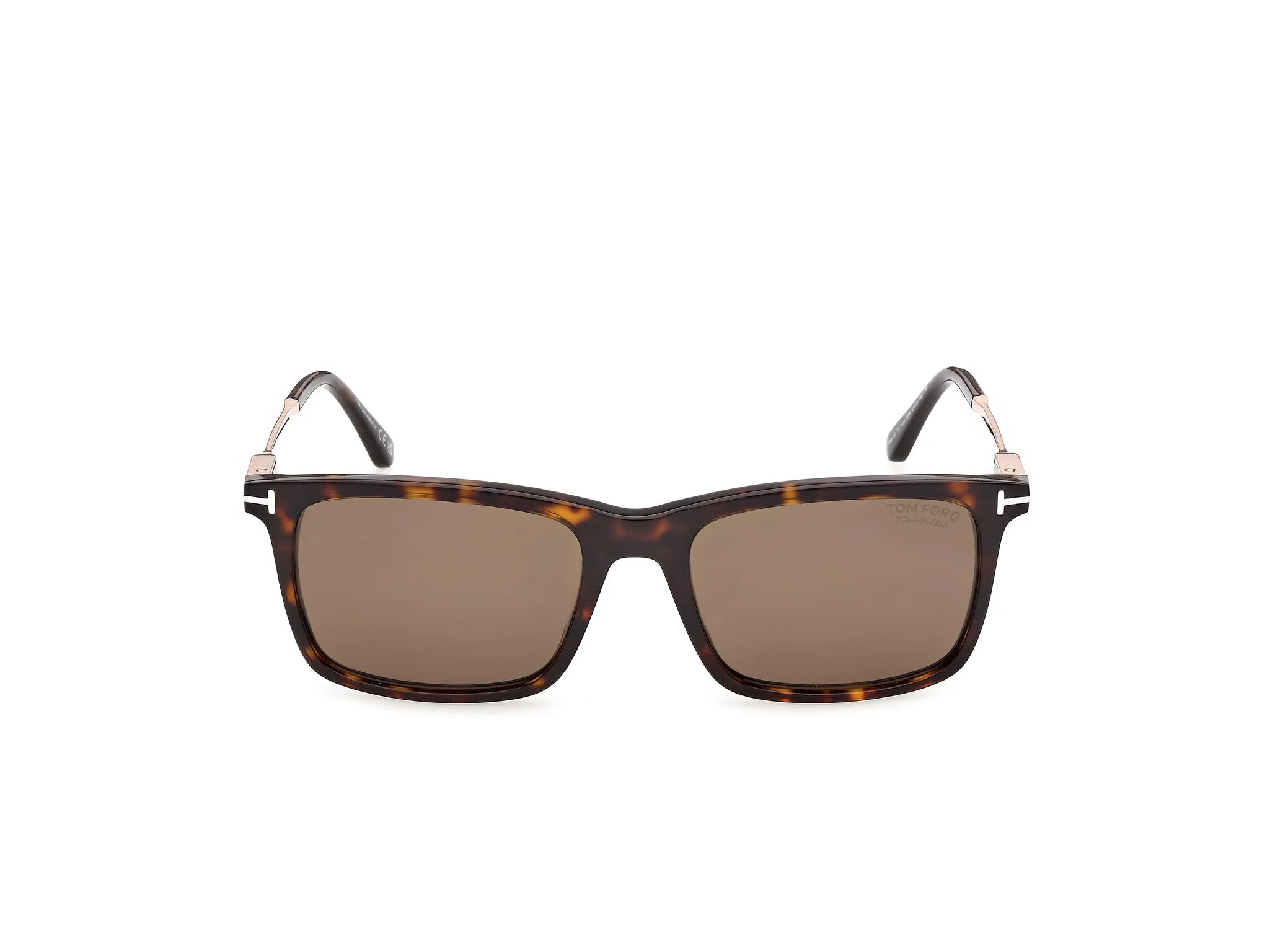 TOM FORD FT1409 LEE-02 52H Occhiali da sole Acetato Havana Marrone Squadrata Polarizzata - immagine 2