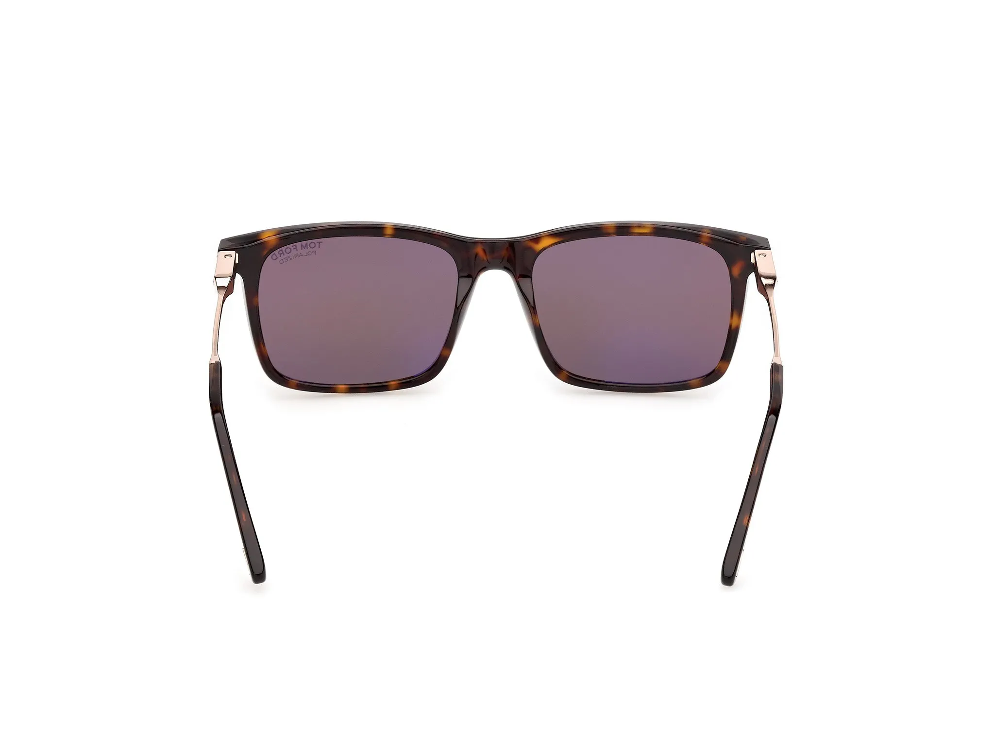 TOM FORD FT1409 LEE-02 52H Occhiali da sole Acetato Havana Marrone Squadrata Polarizzata - immagine 4