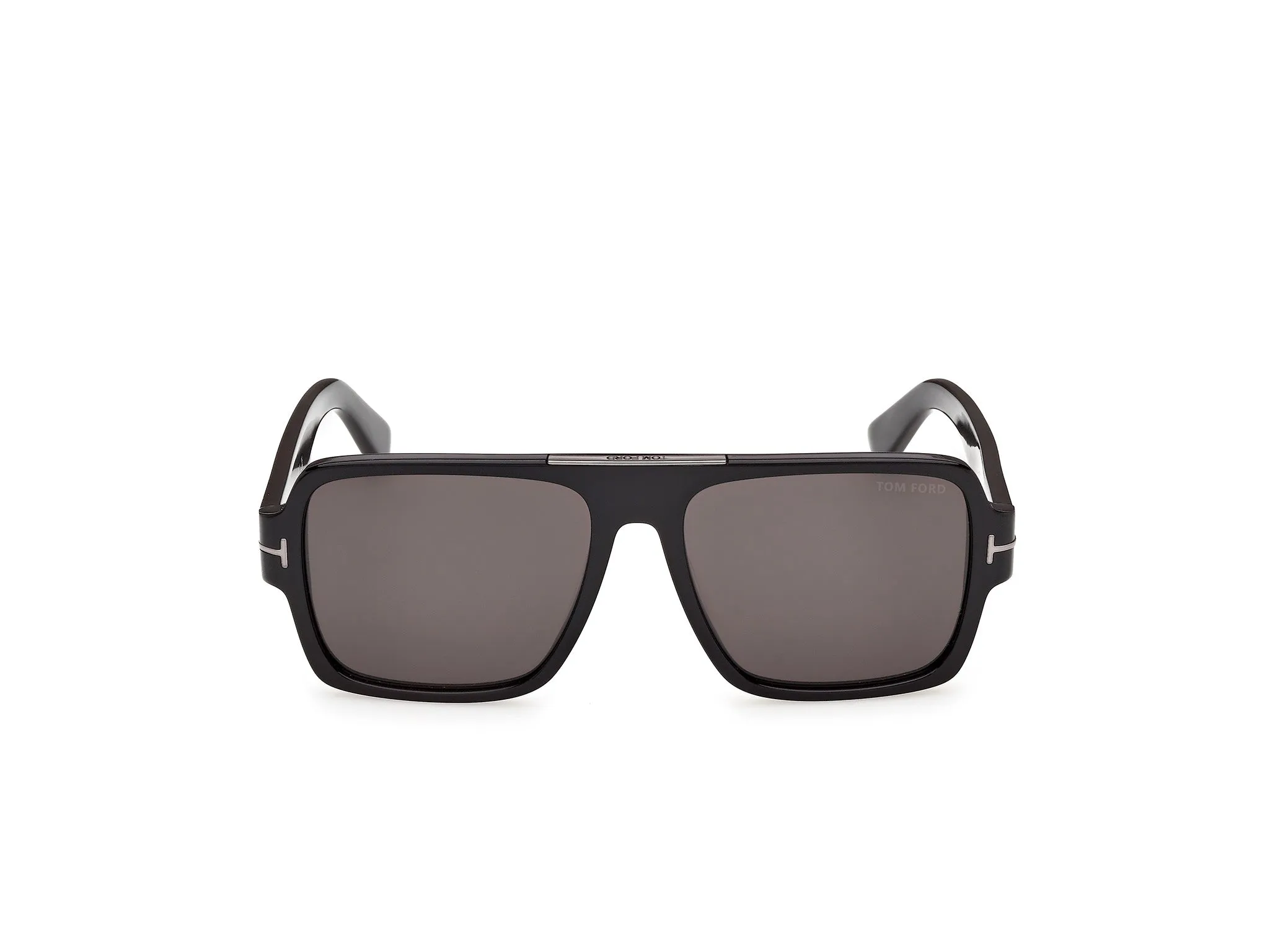 TOM FORD FT1408-N SEAN-02 01A Occhiali da sole Acetato Nero Fumo Squadrata Normale - immagine 2