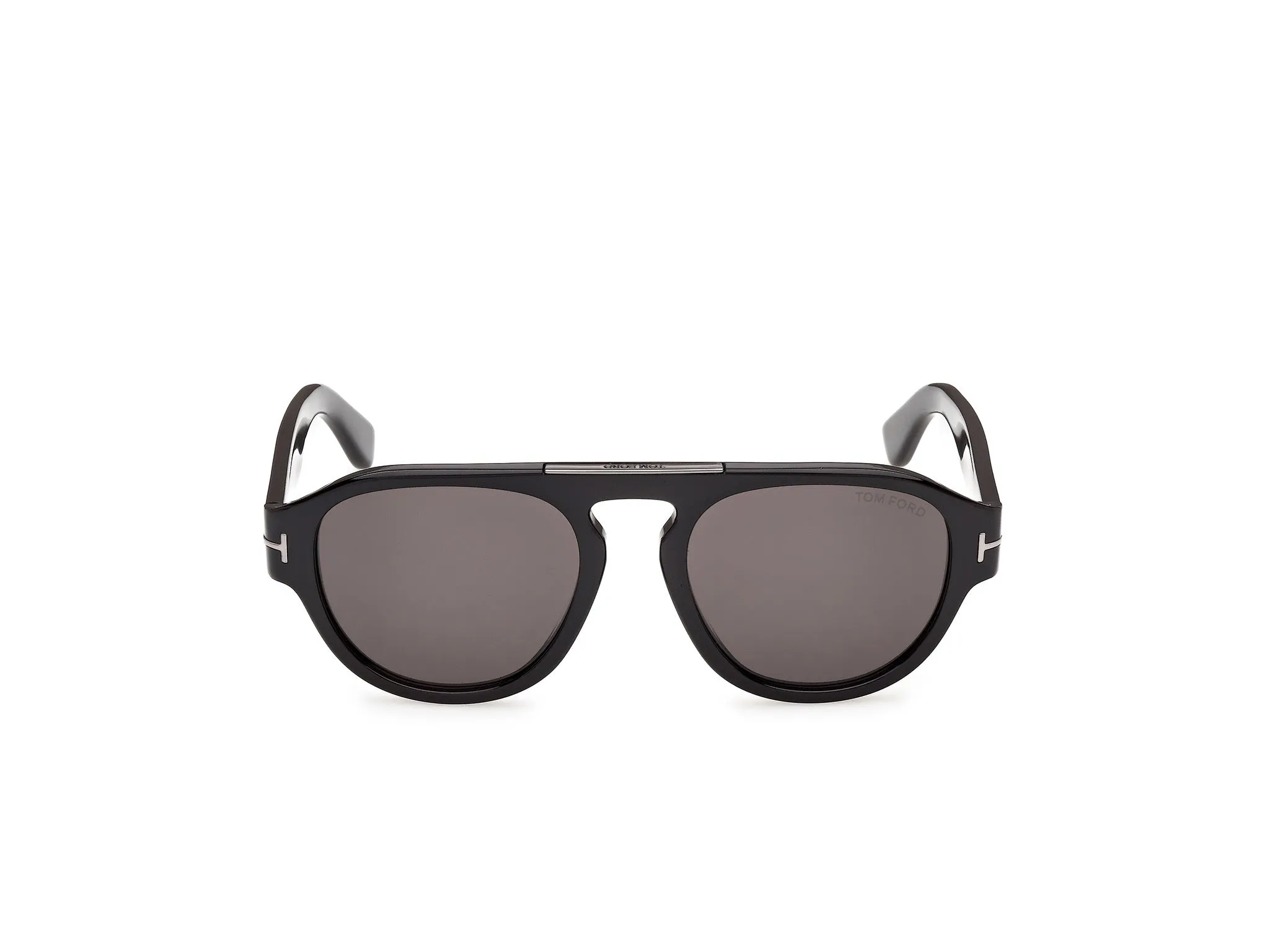TOM FORD FT1407-N PABLO-02 01A Occhiali da sole Acetato Nero Fumo Pilot Normale - immagine 2