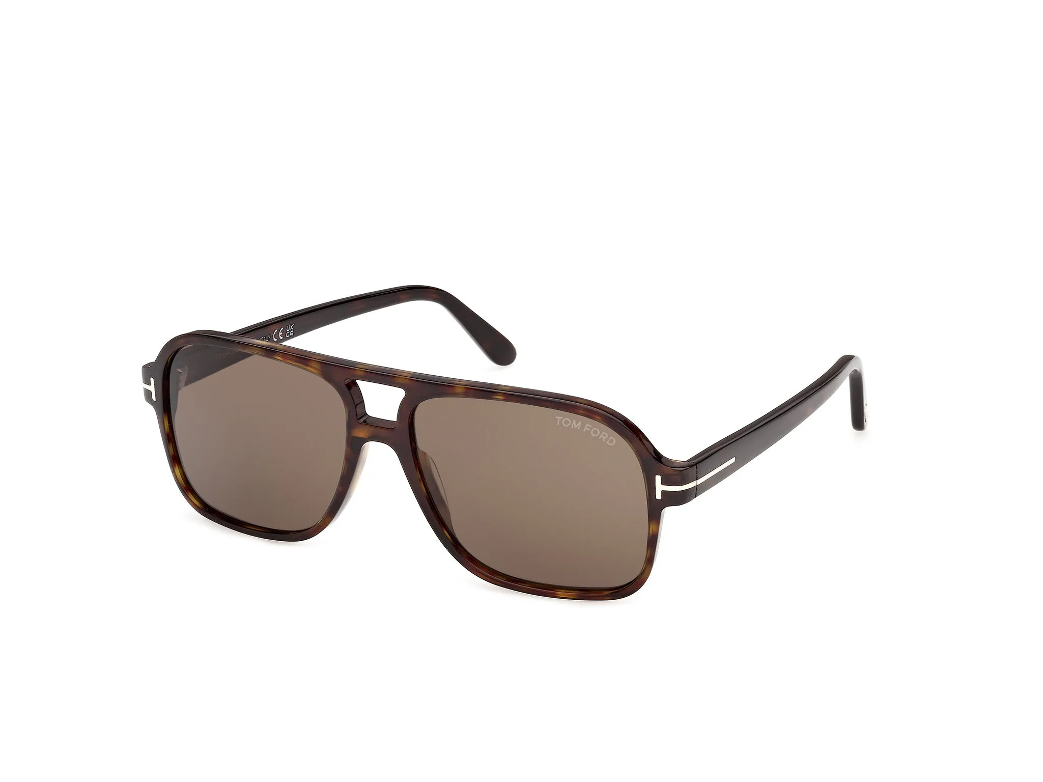 TOM FORD FT1406 MADISON-02 52J Occhiali da sole Acetato Havana Roviex Squadrata Normale - immagine 1