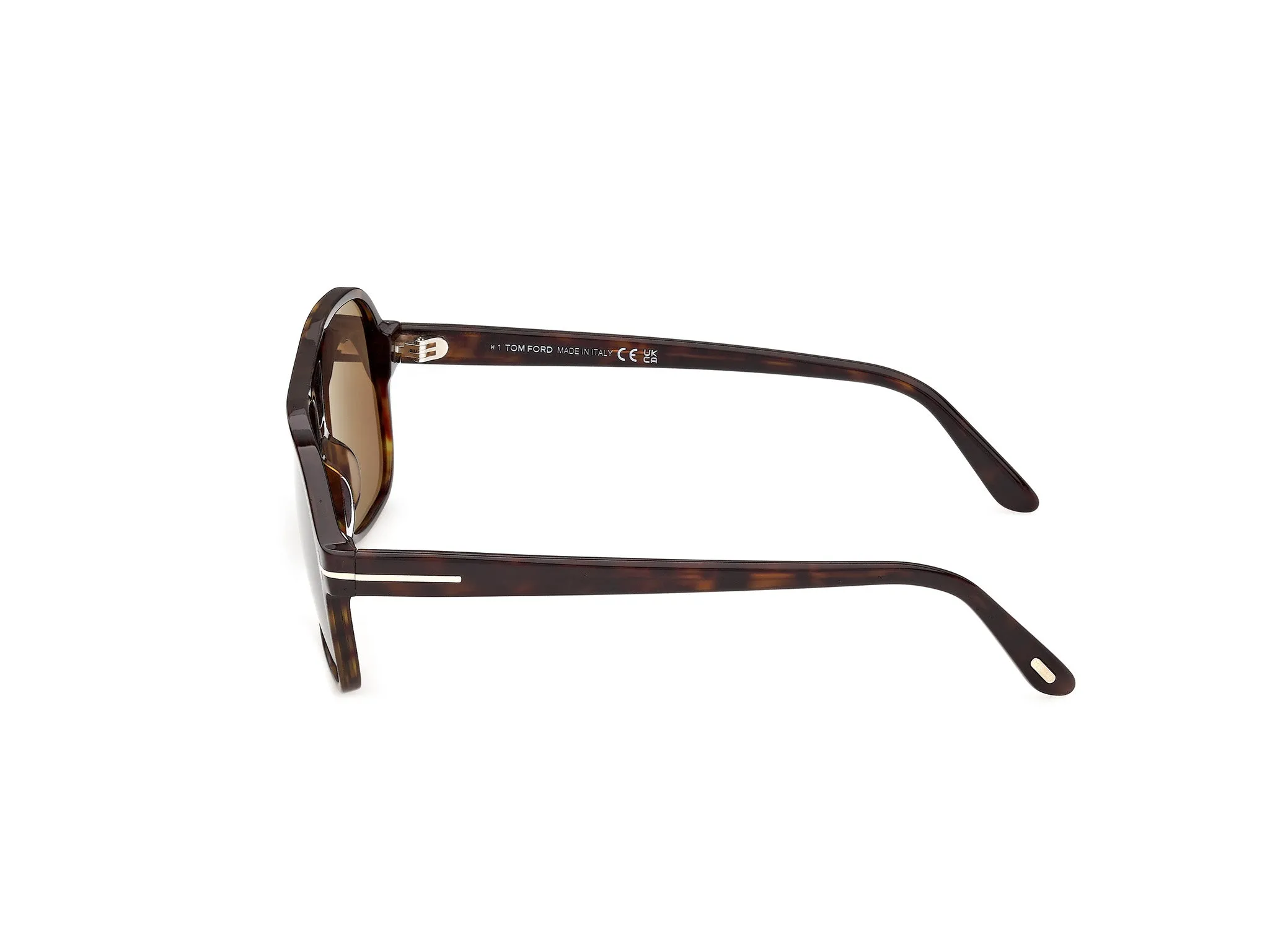 TOM FORD FT1406 MADISON-02 52J Occhiali da sole Acetato Havana Roviex Squadrata Normale - immagine 3