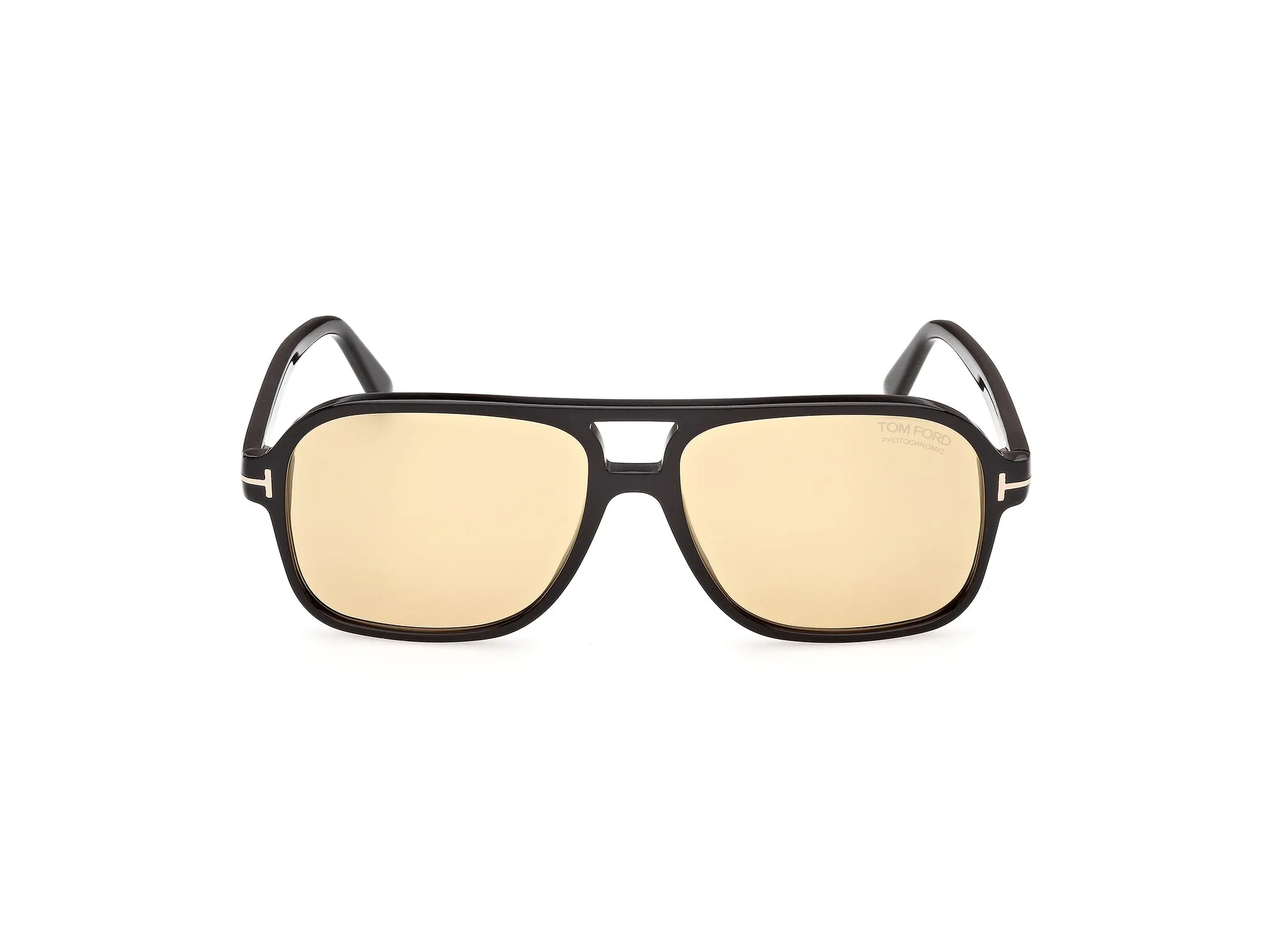 TOM FORD FT1406 MADISON-02 01E Occhiali da sole Acetato Nero Marrone Squadrata Fotocromatiche - immagine 2