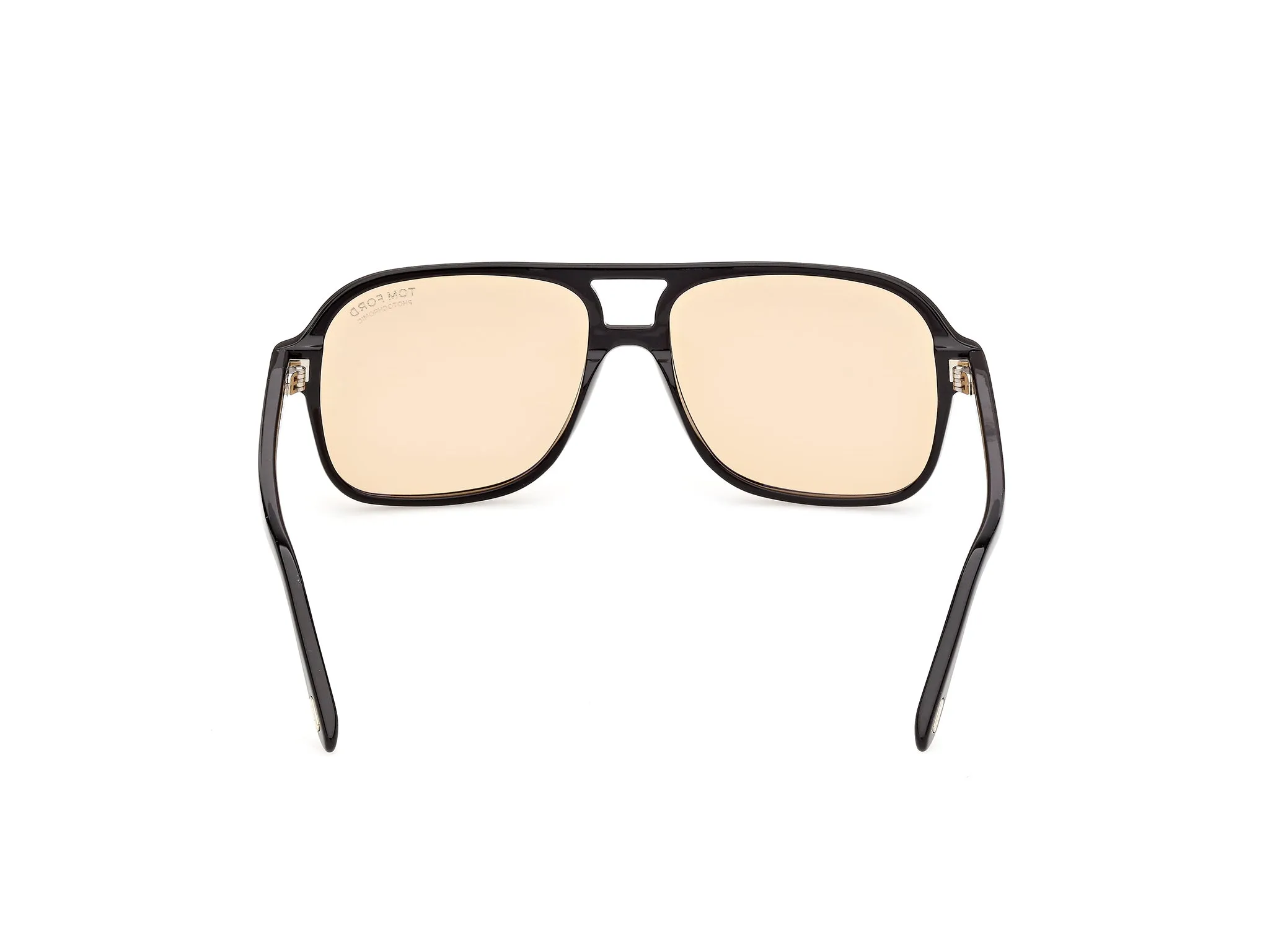 TOM FORD FT1406 MADISON-02 01E Occhiali da sole Acetato Nero Marrone Squadrata Fotocromatiche - immagine 4