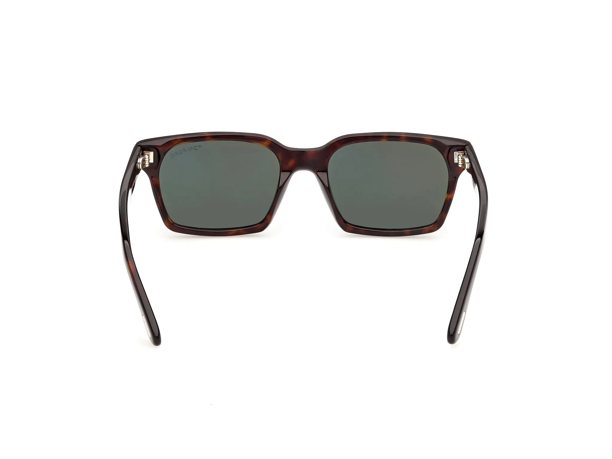 TOM FORD FT1403 HAYDEN-02 52N Occhiali da sole Acetato Havana Verde Squadrata Normale - immagine 4