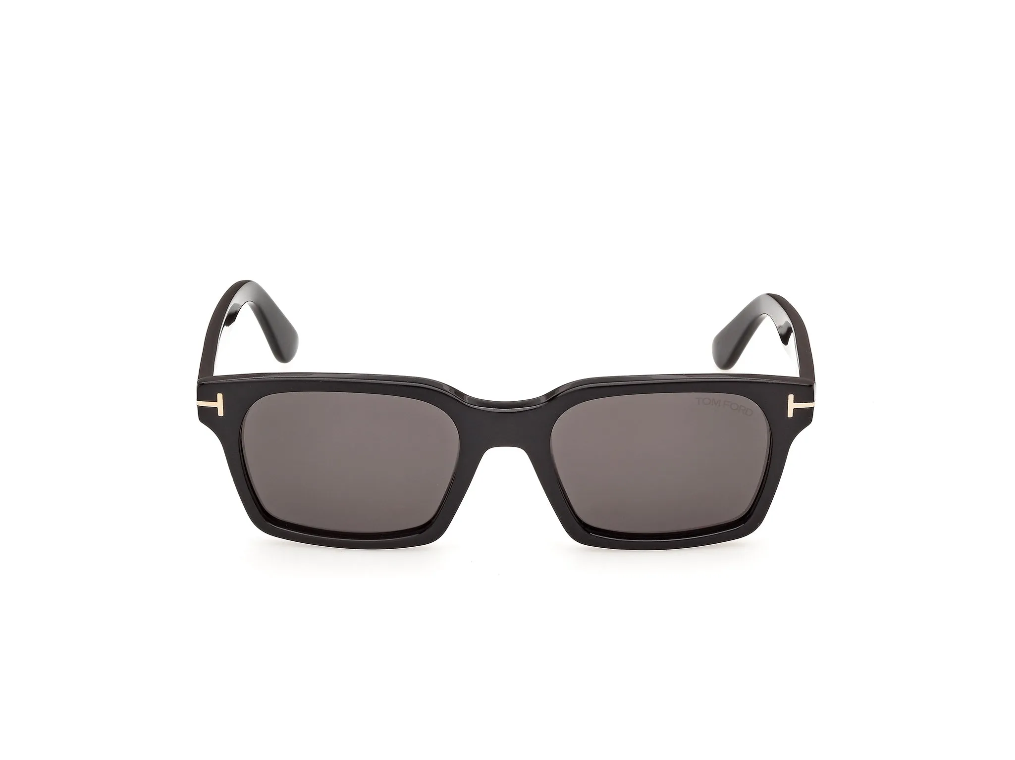 TOM FORD FT1403 HAYDEN-02 01A Occhiali da sole Acetato Nero Fumo Squadrata Normale - immagine 2