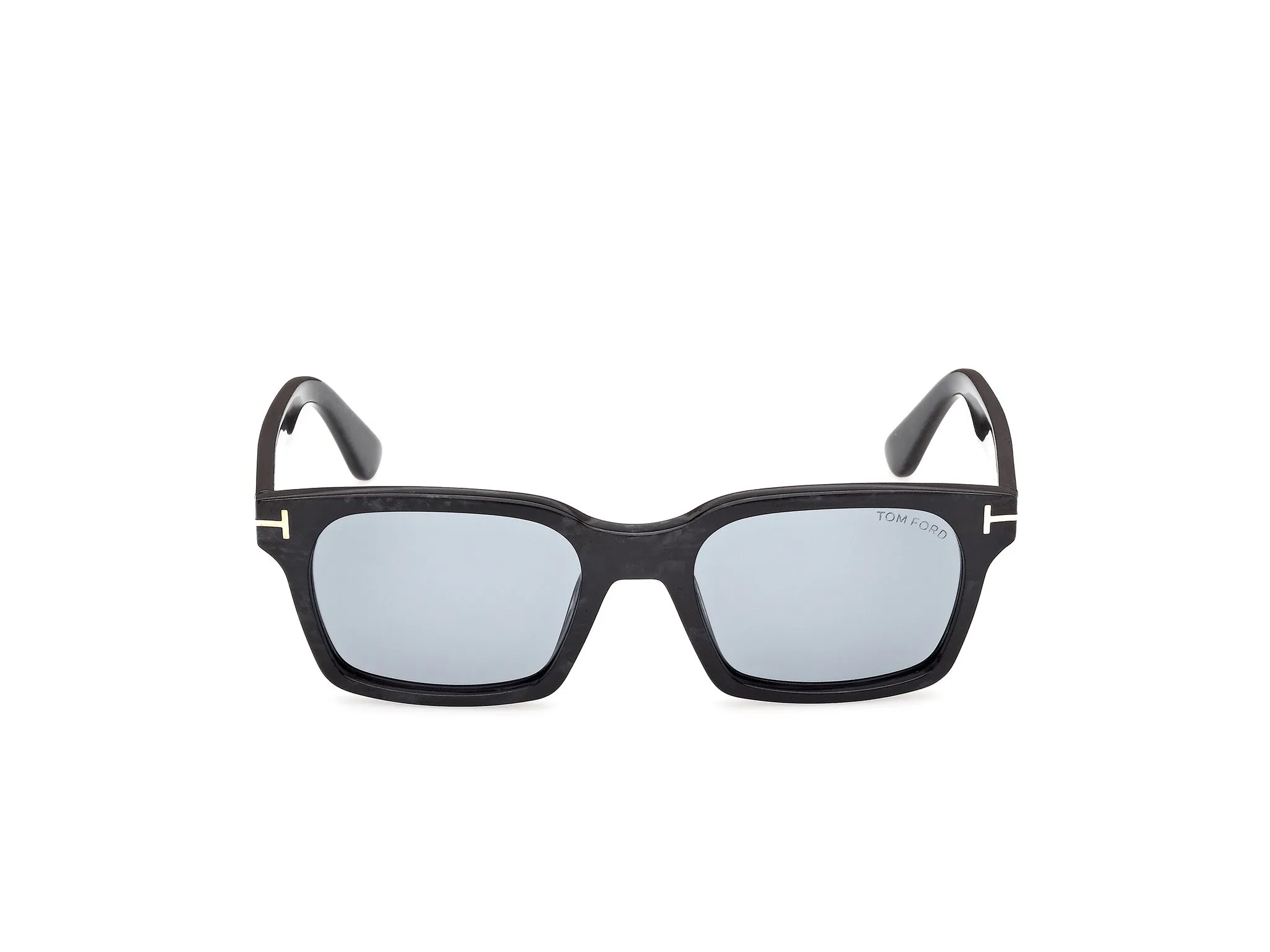 TOM FORD FT1403 HAYDEN-02 55A Occhiali da sole Acetato Havana Fumo Squadrata Normale - immagine 2