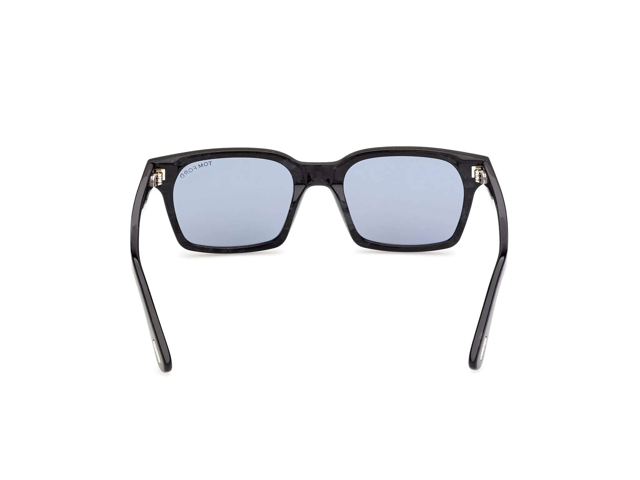 TOM FORD FT1403 HAYDEN-02 55A Occhiali da sole Acetato Havana Fumo Squadrata Normale - immagine 4
