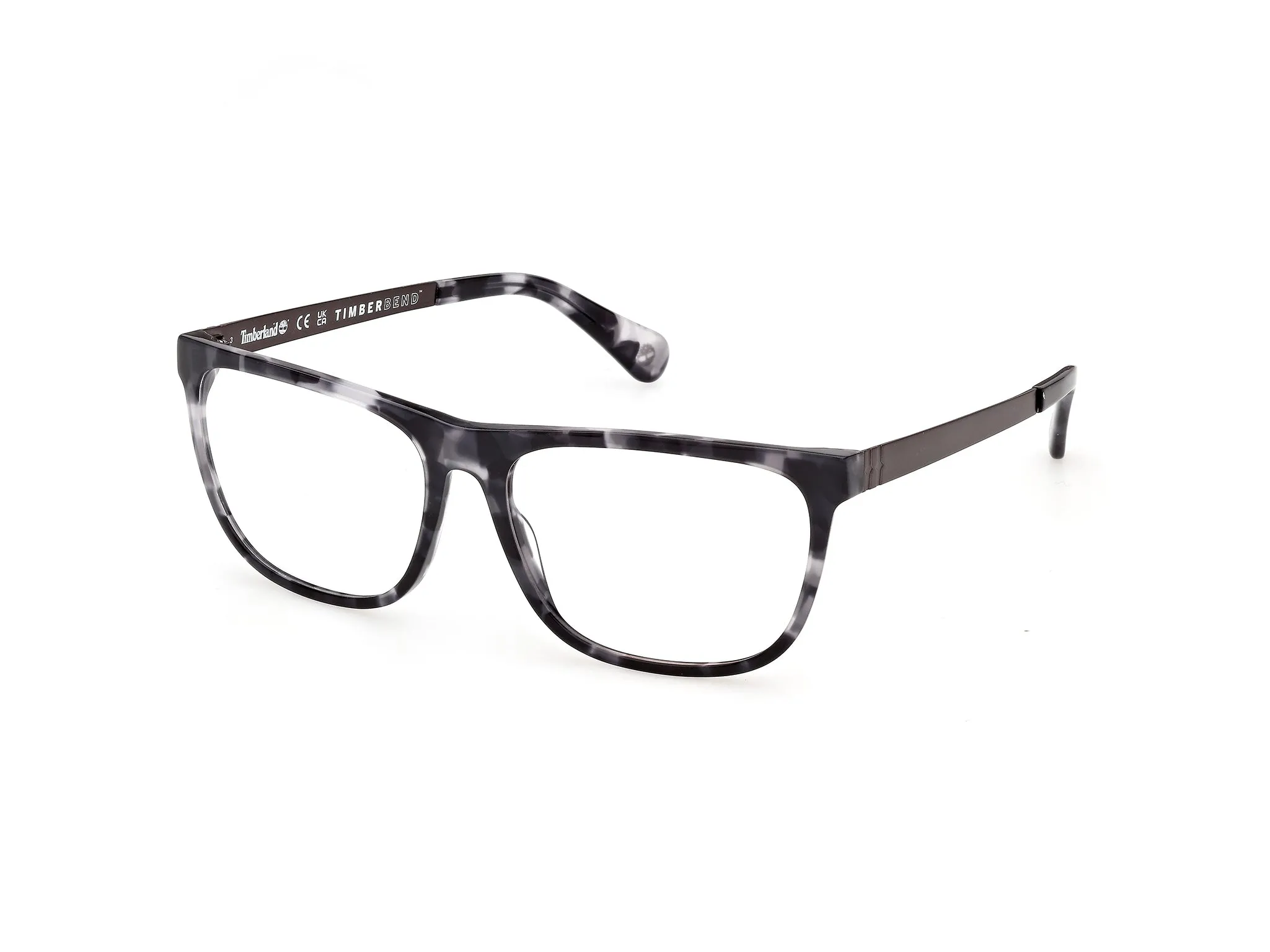 Timberland TB50087 55 Montature da vista Acetato Havana Squadrata Normale - immagine 1