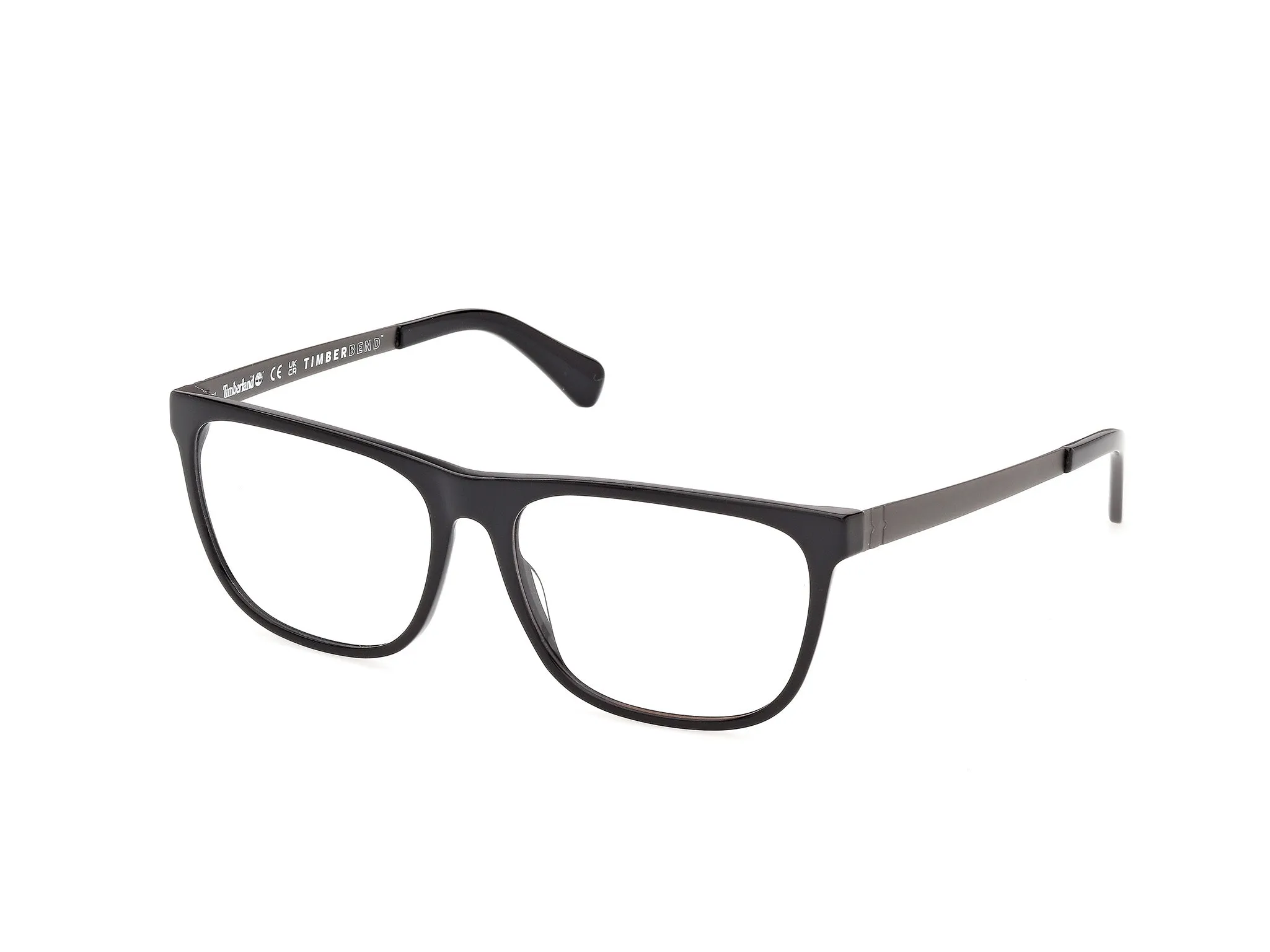 Timberland TB50087 1 Montature da vista Acetato Nero Squadrata Normale - immagine 1