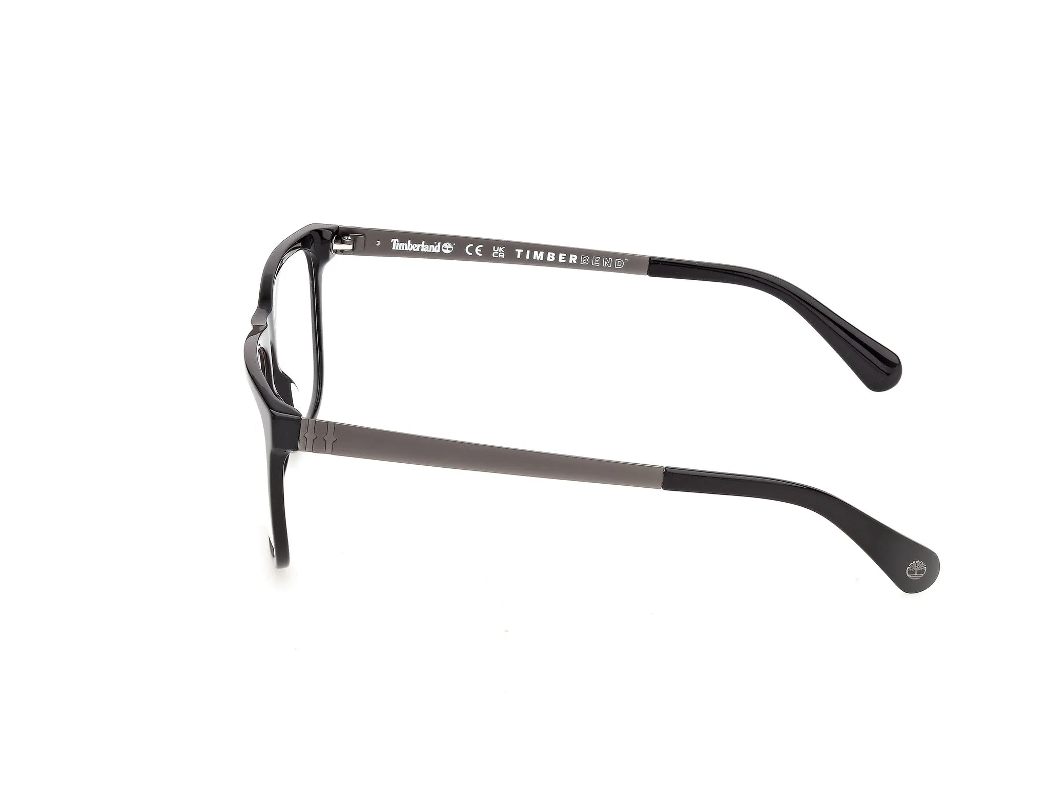Timberland TB50087 1 Montature da vista Acetato Nero Squadrata Normale - immagine 3