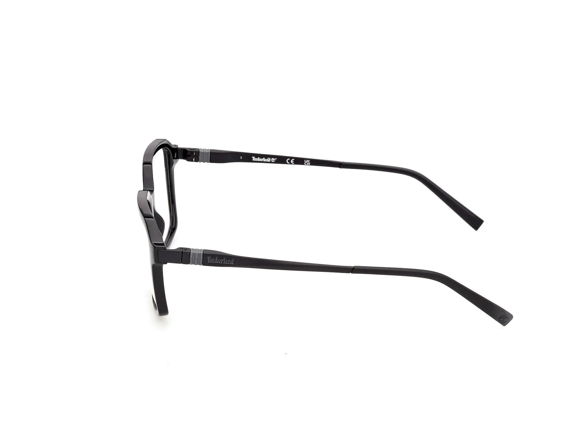 Timberland TB50081 1 Montature da vista Iniettato Nero Squadrata Normale - immagine 3