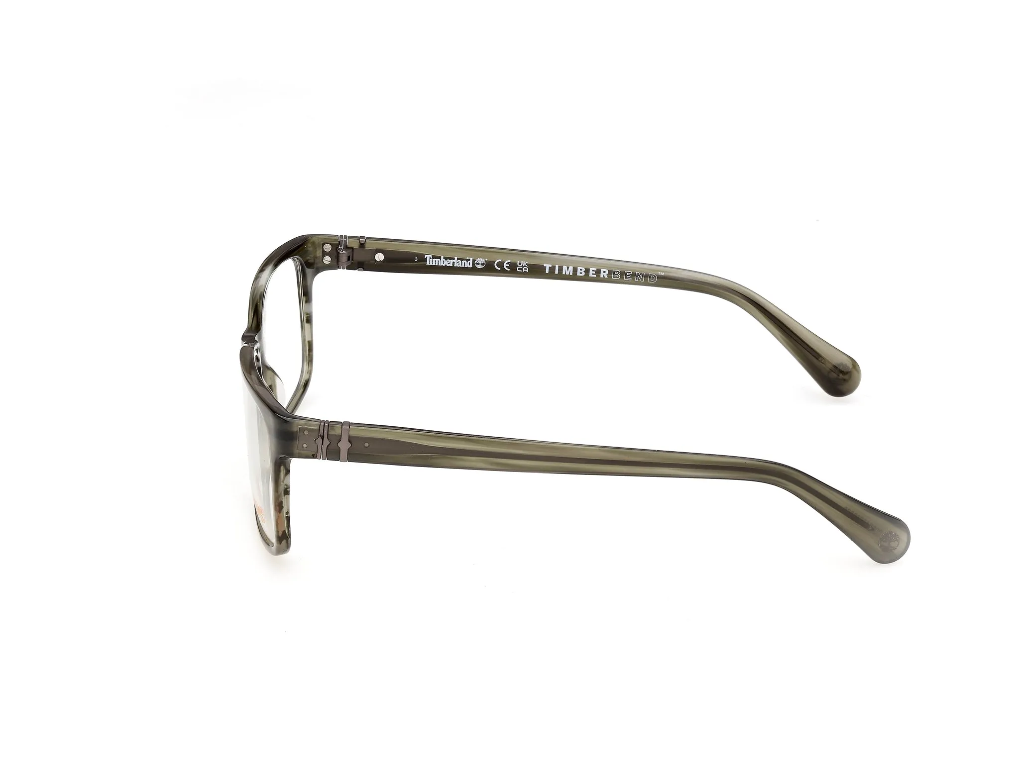 Timberland TB50035 61 Montature da vista Acetato Verde Squadrata Normale - immagine 3