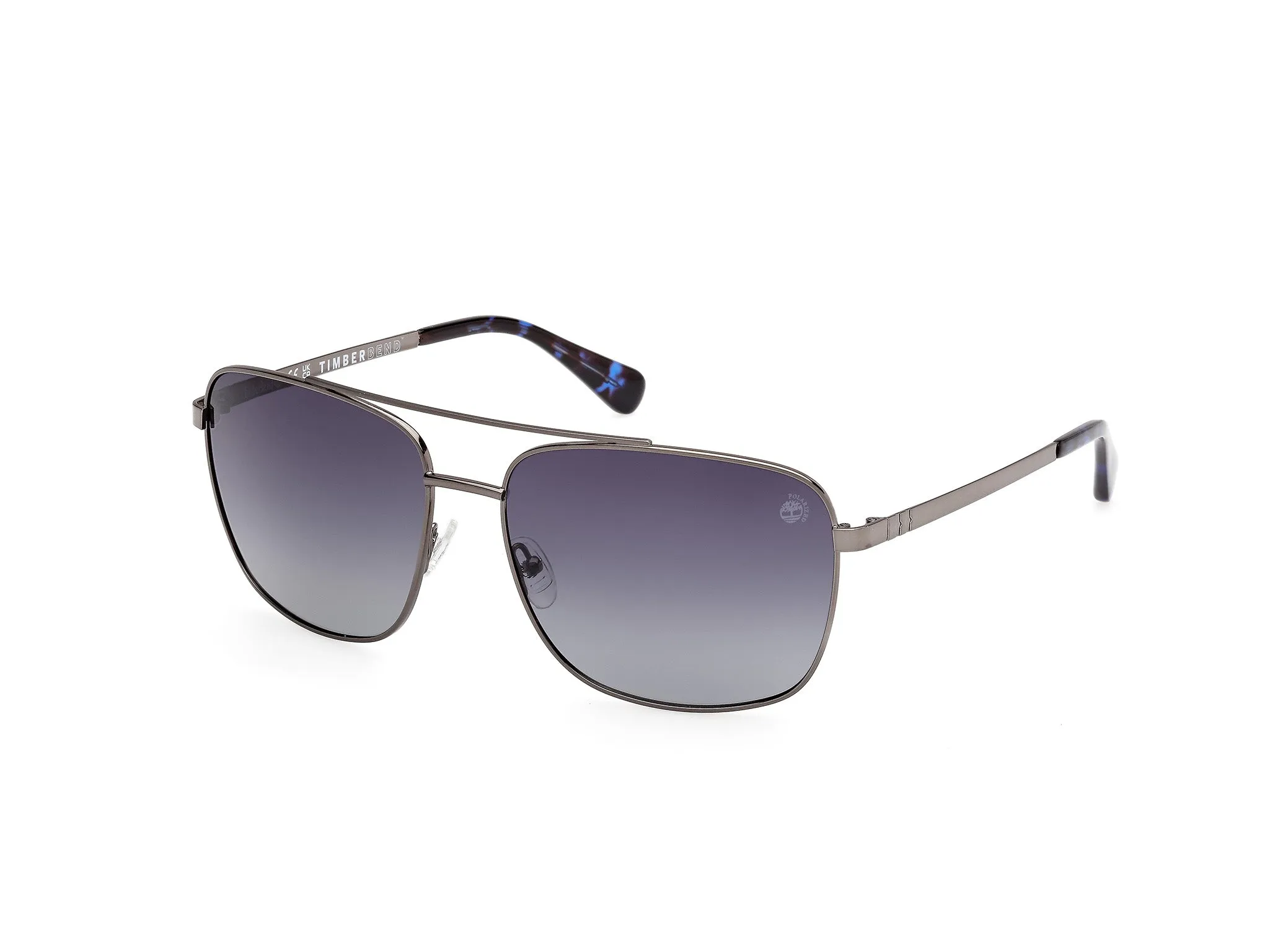 Timberland TB00044 08D Occhiali da sole Metallo Grigio Blu Squadrata Polarizzata - immagine 1