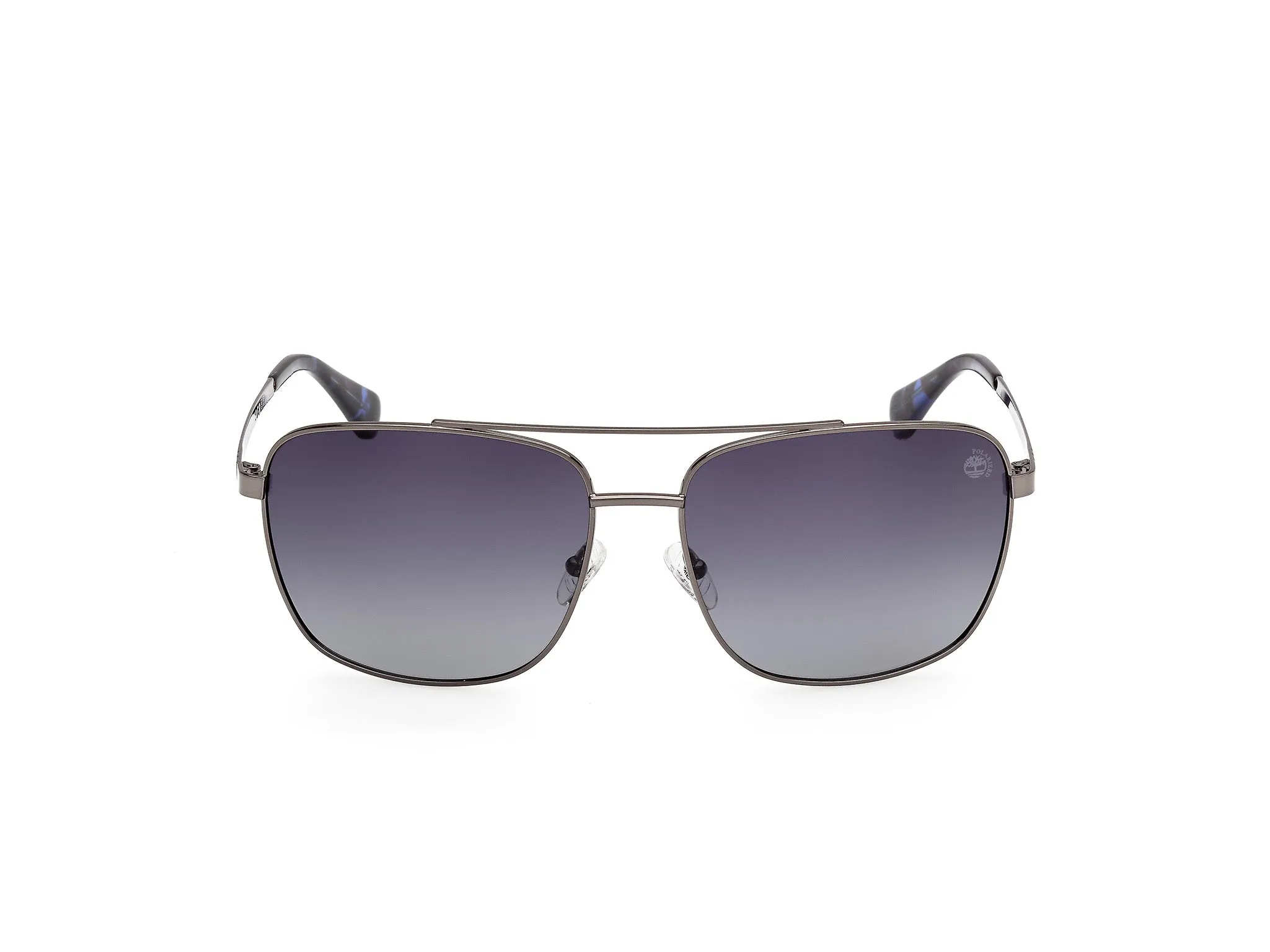 Timberland TB00044 08D Occhiali da sole Metallo Grigio Blu Squadrata Polarizzata - immagine 2