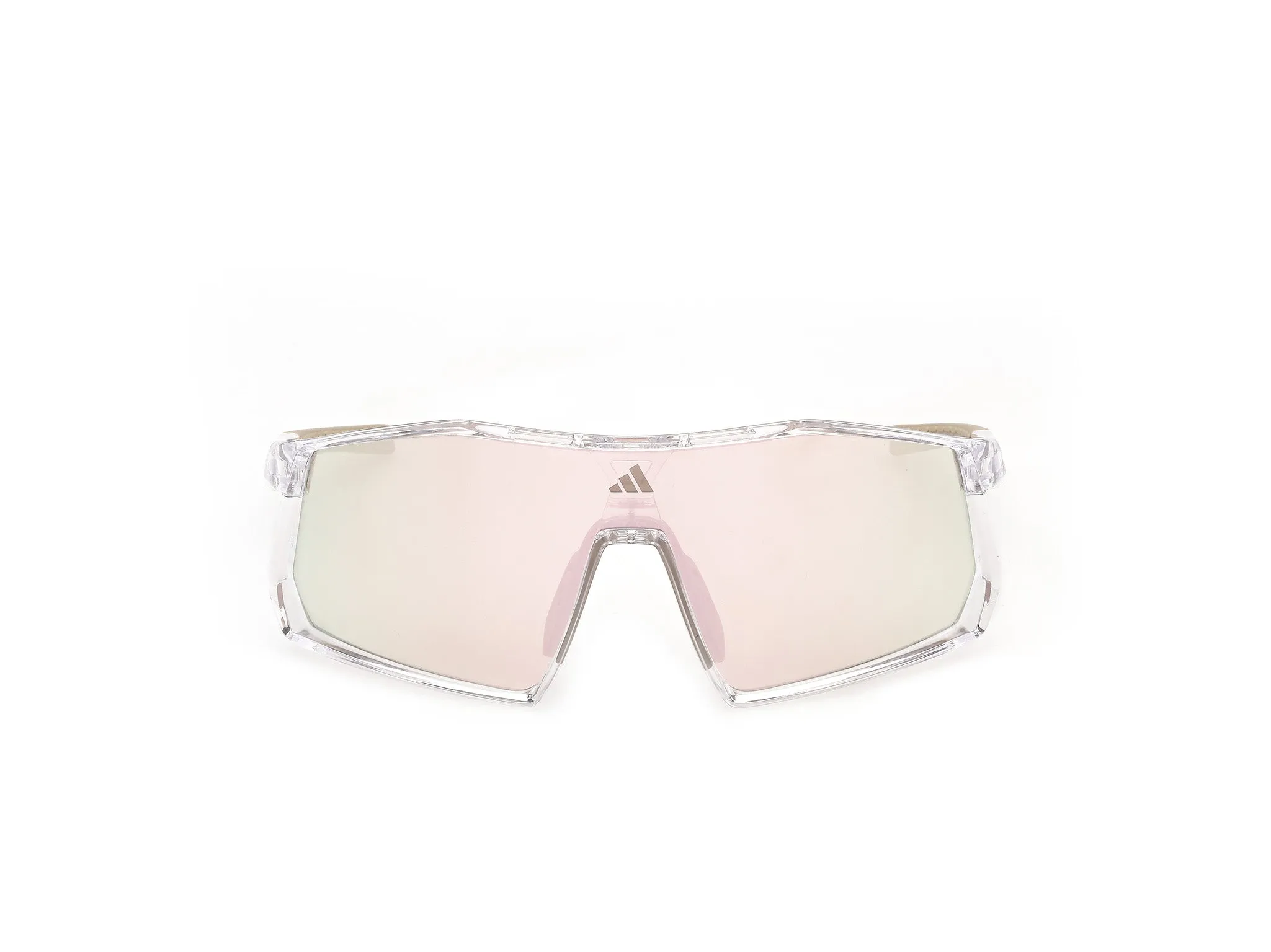Adidas Sport SP0123 KENTRO 26G Occhiali da sole Iniettato Trasparente Marrone Maschera Normale - immagine 2