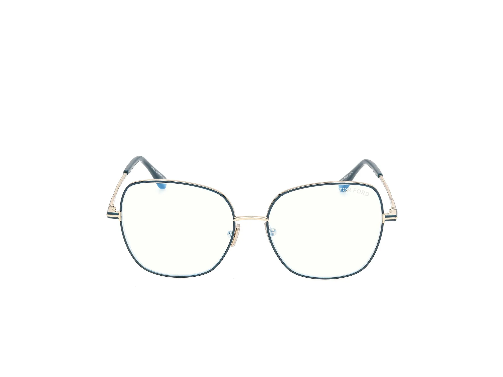 TOM FORD FT6196-B 87 Montature da vista Metallo Turchese Squadrata Normale - immagine 2